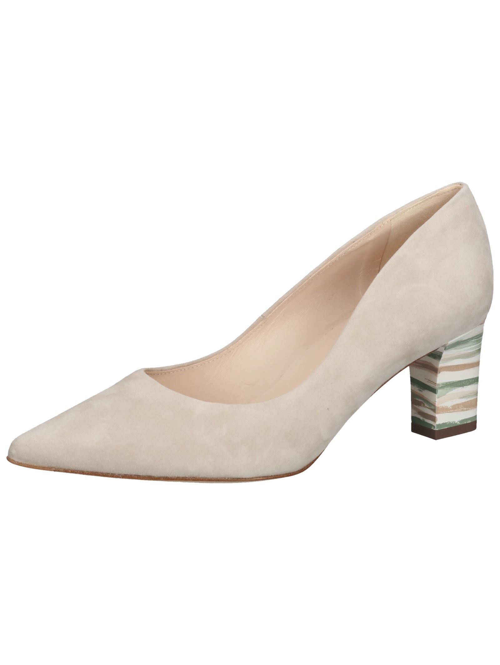 PETER KAISER Pumps »Pumps Veloursleder« Sand 35 35 Verschluss: Schlupfschuh