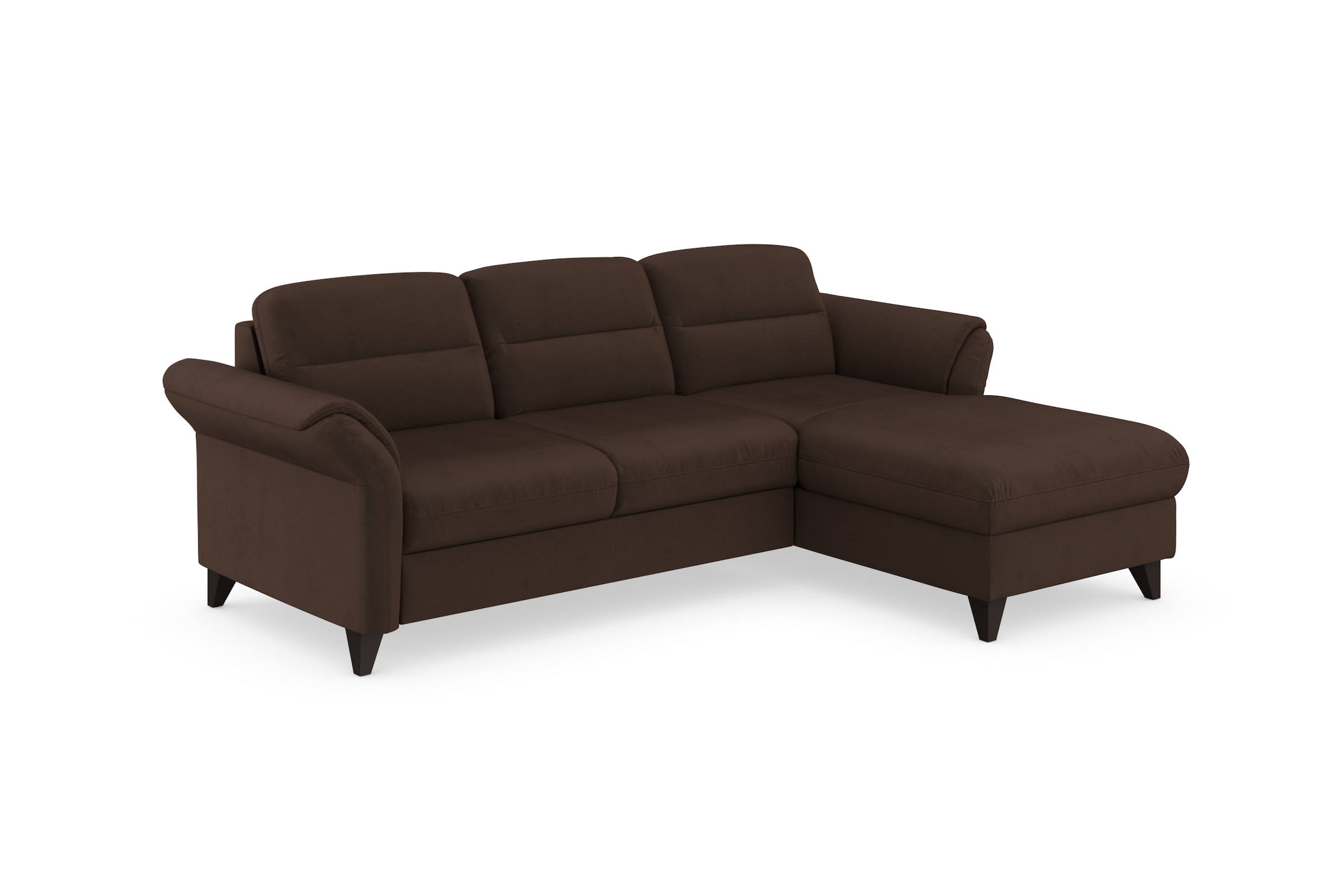 sit&more Ecksofa »Mellum L-Form« Federkern, wahlweise mit Bettfunktion, Bettkasten und Armteilfunktion