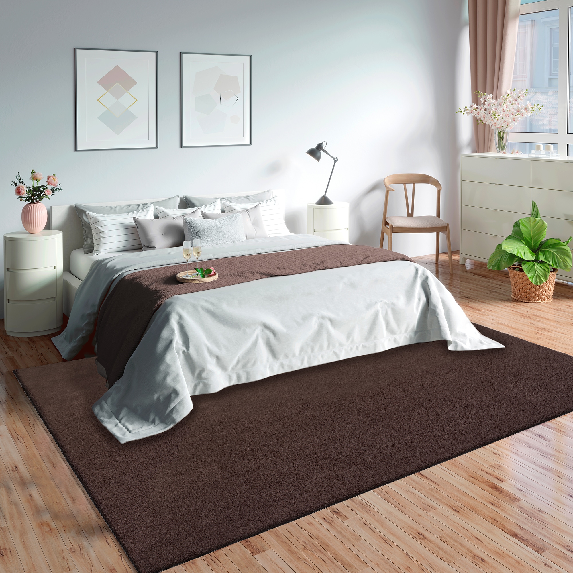 merinos Teppich »Loft 37, Kunstfellteppich« rechteckig 16 mm Höhe weich und günstig online kaufen