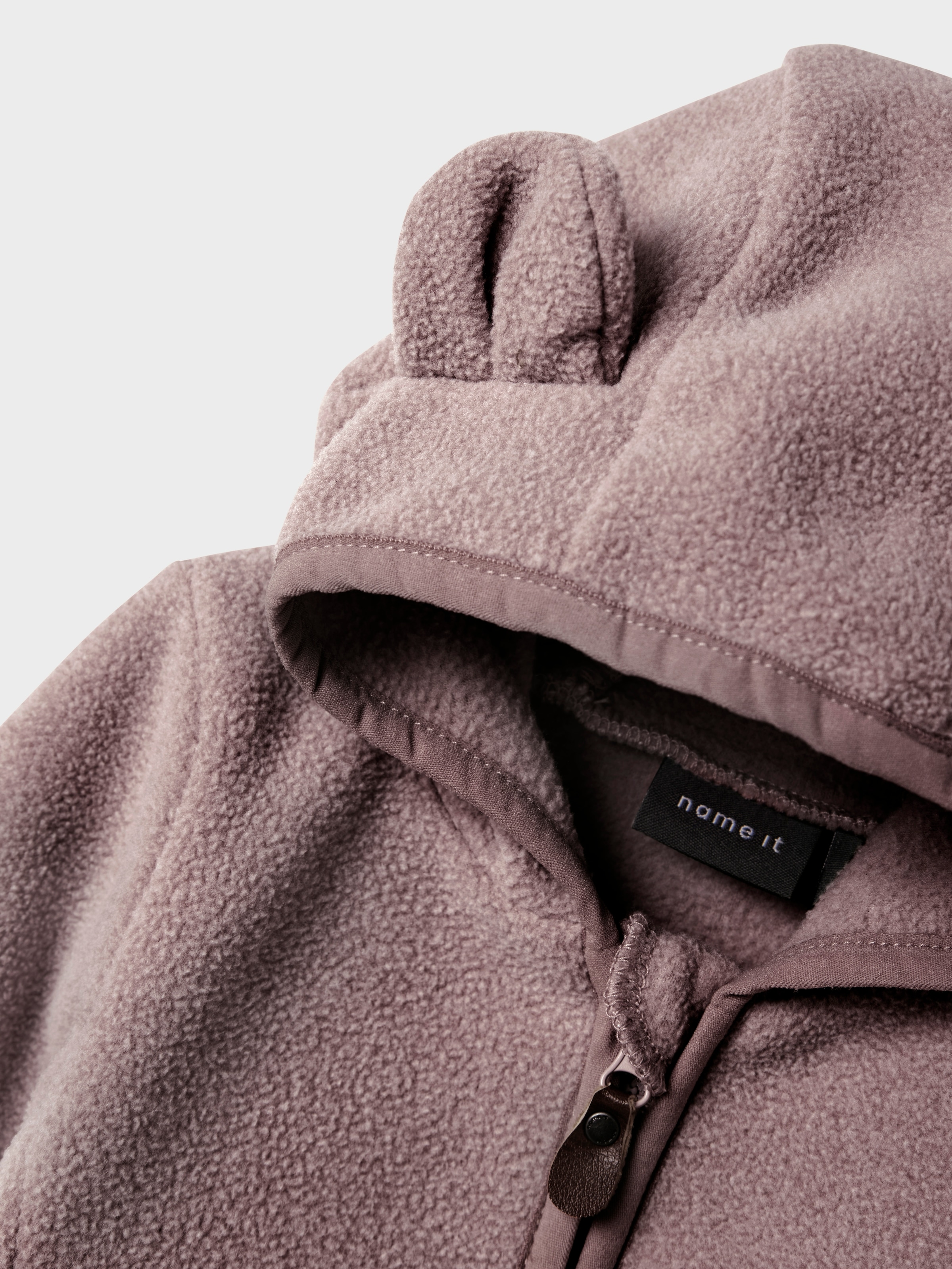 Name It Kapuzenfleecejacke »NBNMEEKO FLEECE JACKET MELANGE«, mit Kapuze