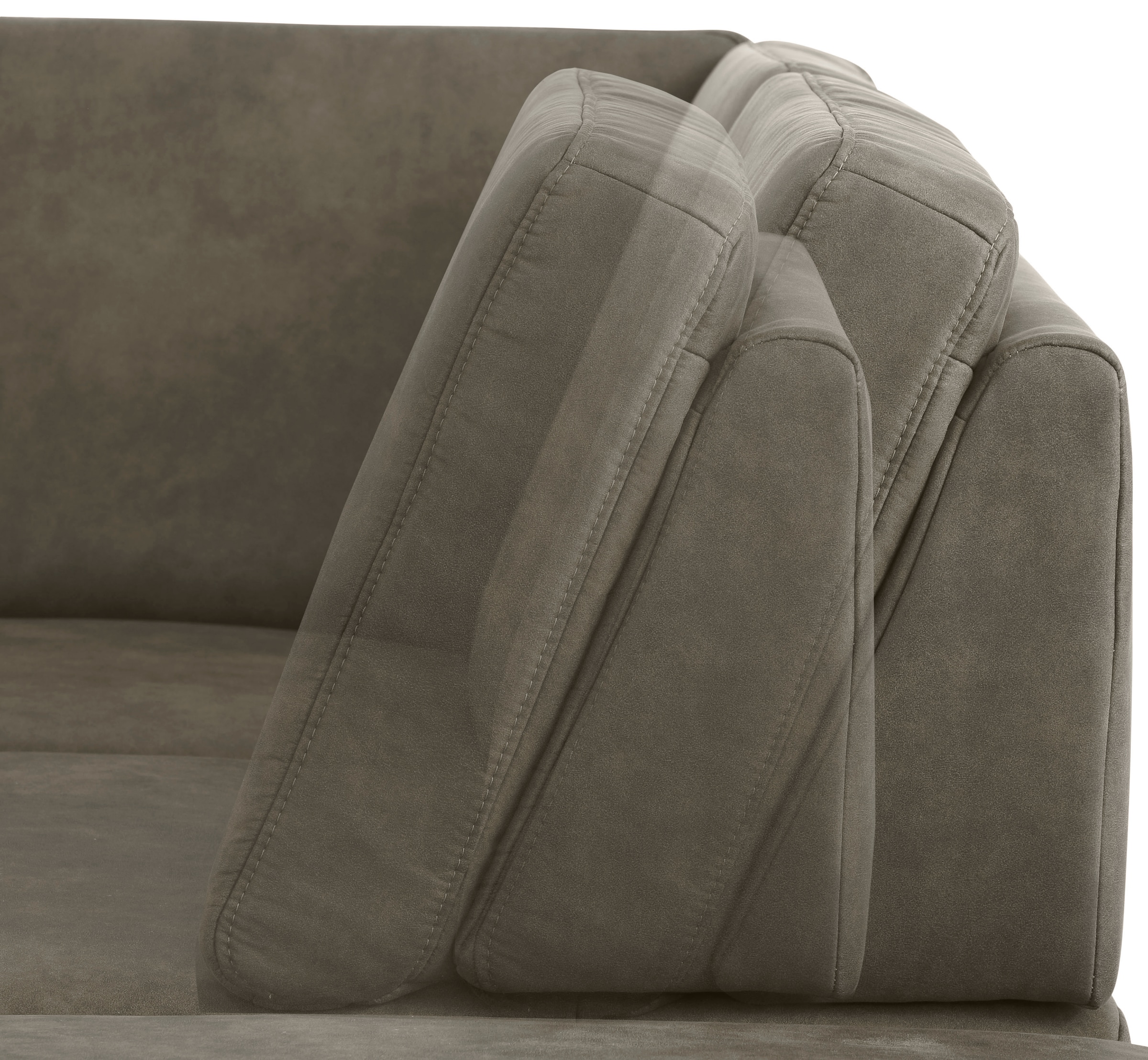 Home affaire Ecksofa »Palace L-Form«, incl. Sitztiefenverstellung, wahlweise mit Bettfunktion und Stauraum