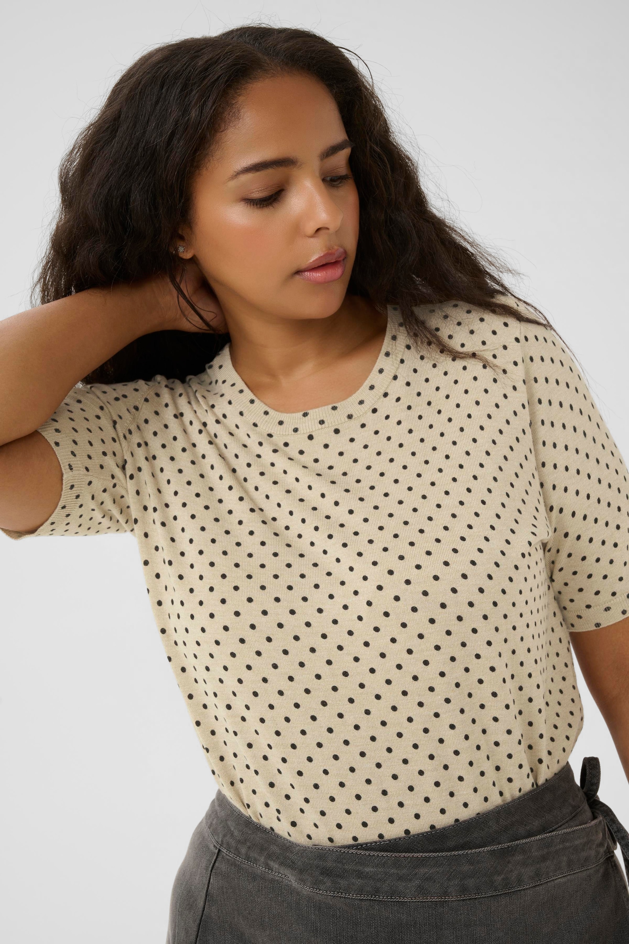 KAFFE Curve Strickpullover »Strickpullover KClizzy«