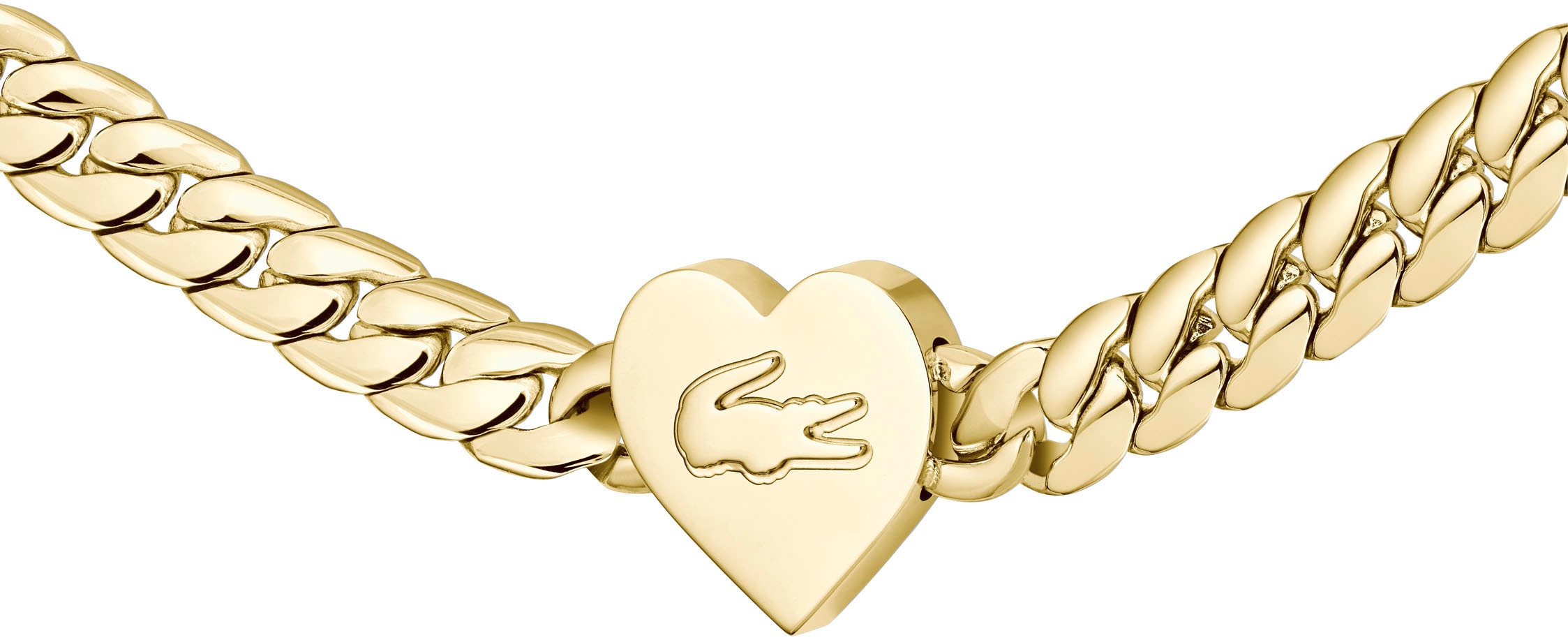 Lacoste Panzerarmband »LOVE MY CROC, Herz, 2040464«