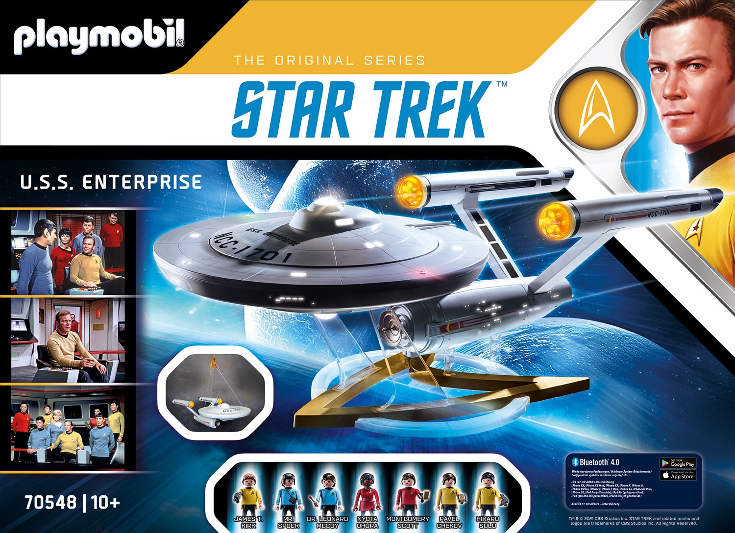 Playmobil® Konstruktions-Spielset »Star Trek - U.S.S. Enterprise NCC-1701 (70548)«, (150 St.), Made in Europe