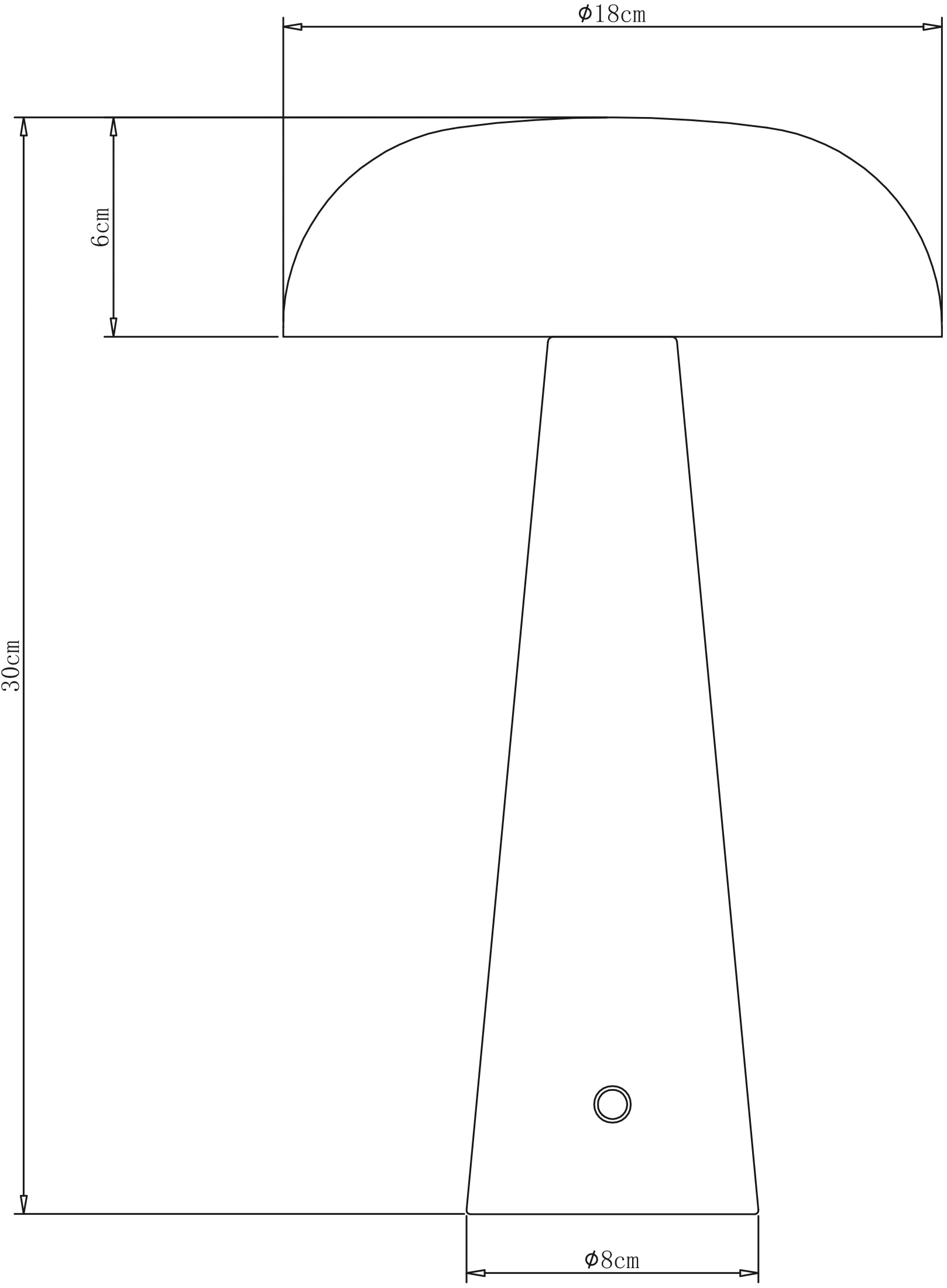 OTTO home LED Tischleuchte »Katniss - Akkuleuchte« LED-Modul 1 Stk. warmweiß - kaltweiß Dimmbar, Farbwechsel, 2600 mAh Akku, USB-C, Akkulampe, Tischlampe