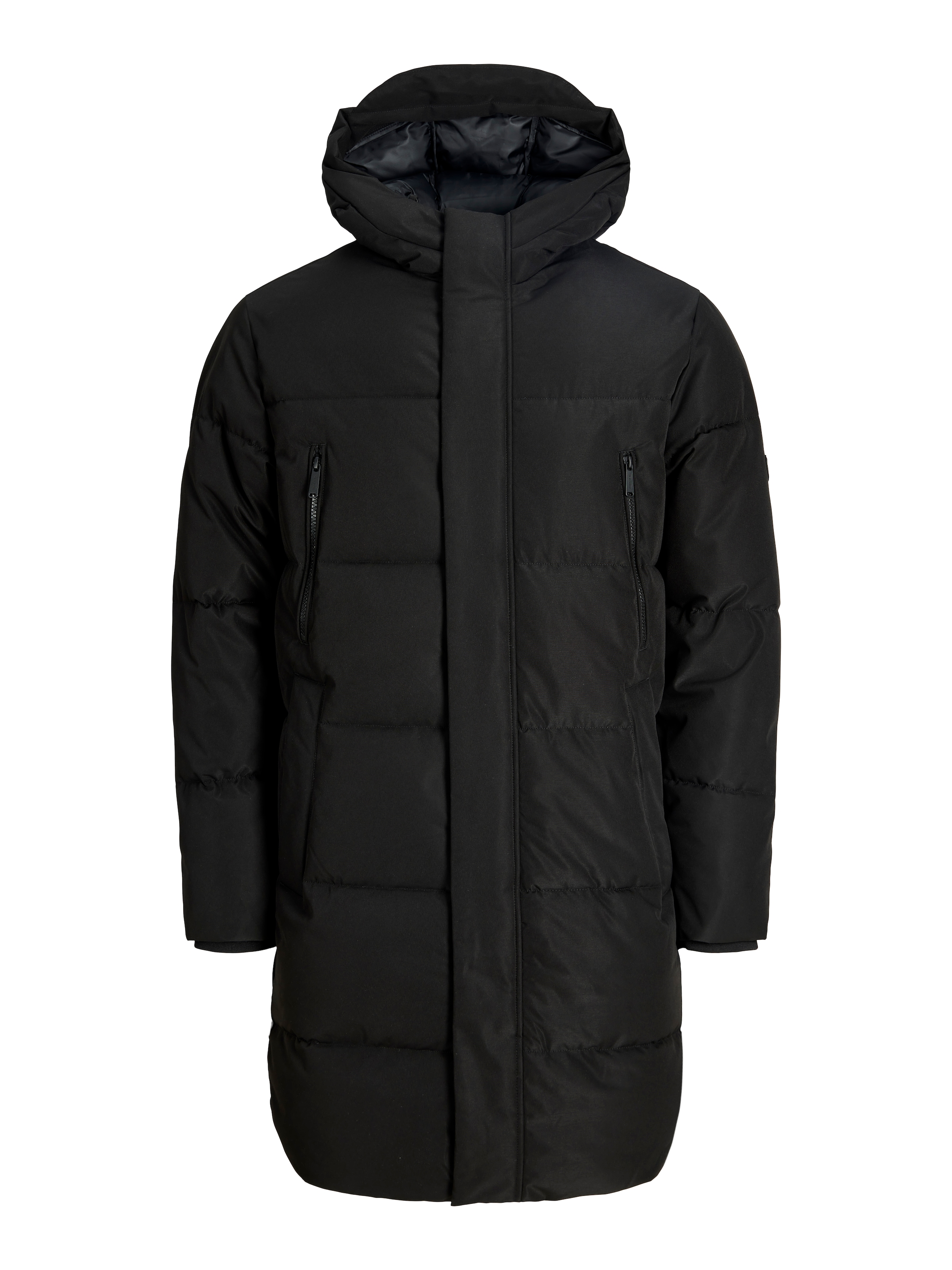 Jack & Jones PlusSize Steppjacke »JJEBECKS LONG PUFFER SN PLS« mit Kapuze Kunstfaser, länger geschnitten