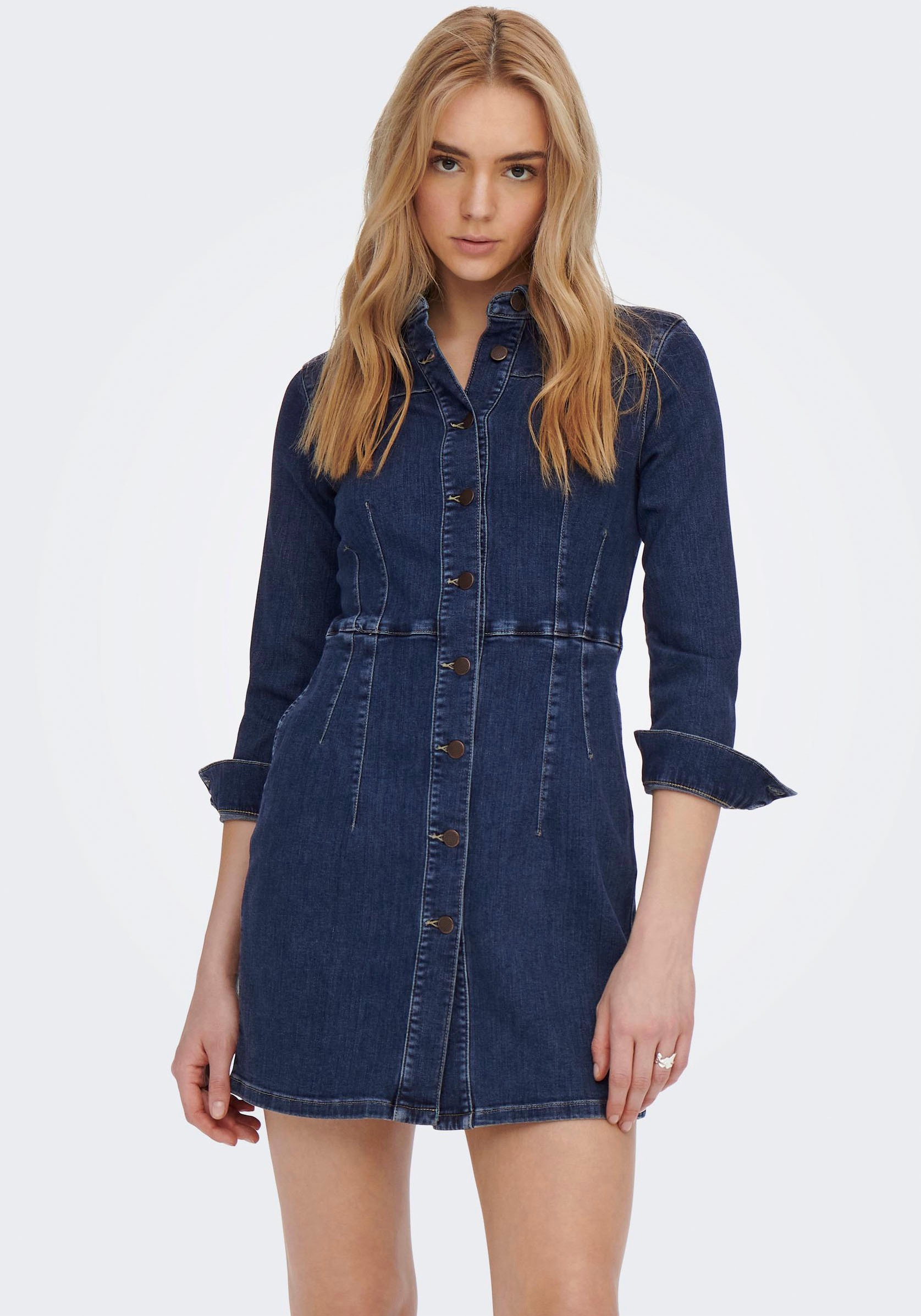 ONLY Jeanskleid »ONLRIKA LS STRETCH DNM DRESS CRO« kaufen
