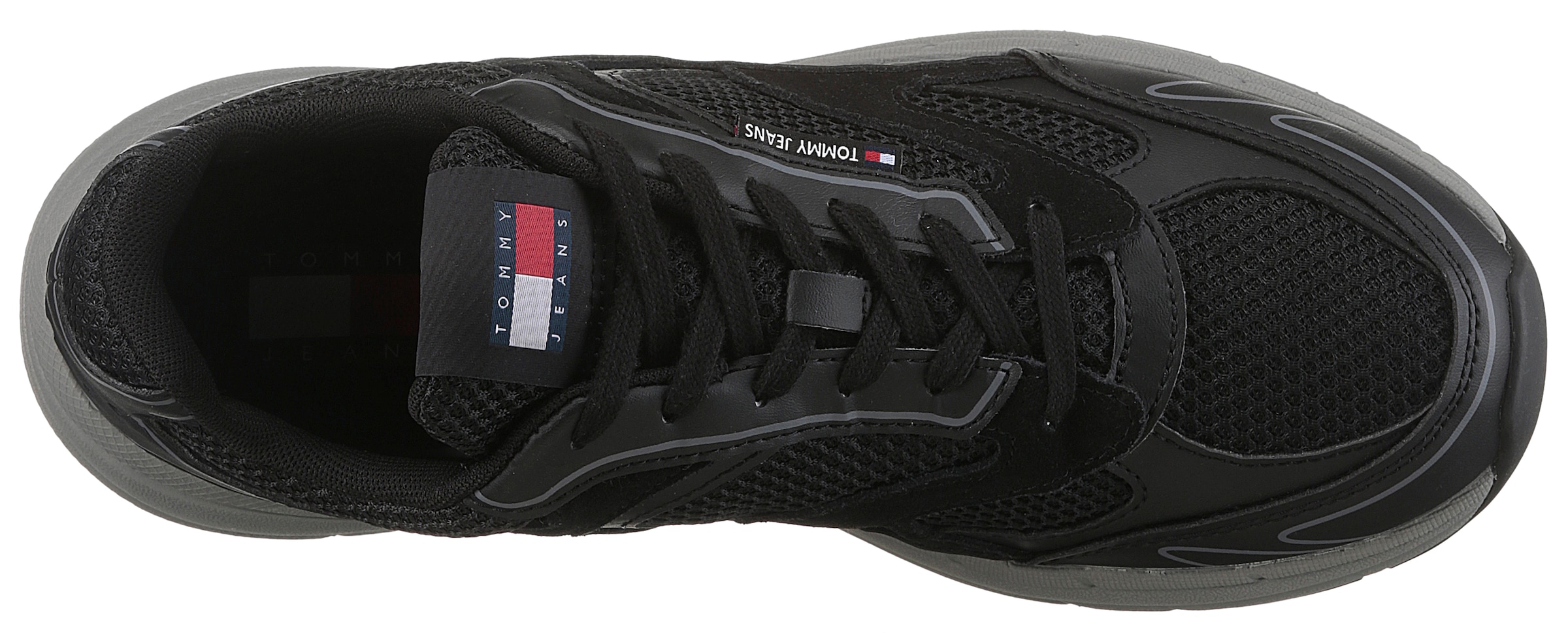 Tommy Jeans Sneaker »THE CONEY«  , Freizeitschuh, Halbschuh, Schnürschuh mit seitlichem Label
