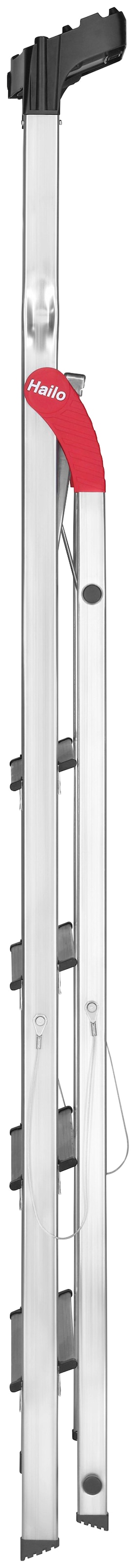 Hailo Stehleiter »L60 StandardLine«, Alu-Sicherheits-Stehleiter 5 Stufen