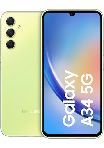 Smartphone »Galaxy A34 5G 128GB«, leicht grün, 16,65 cm/6,6 Zoll, 128 GB...