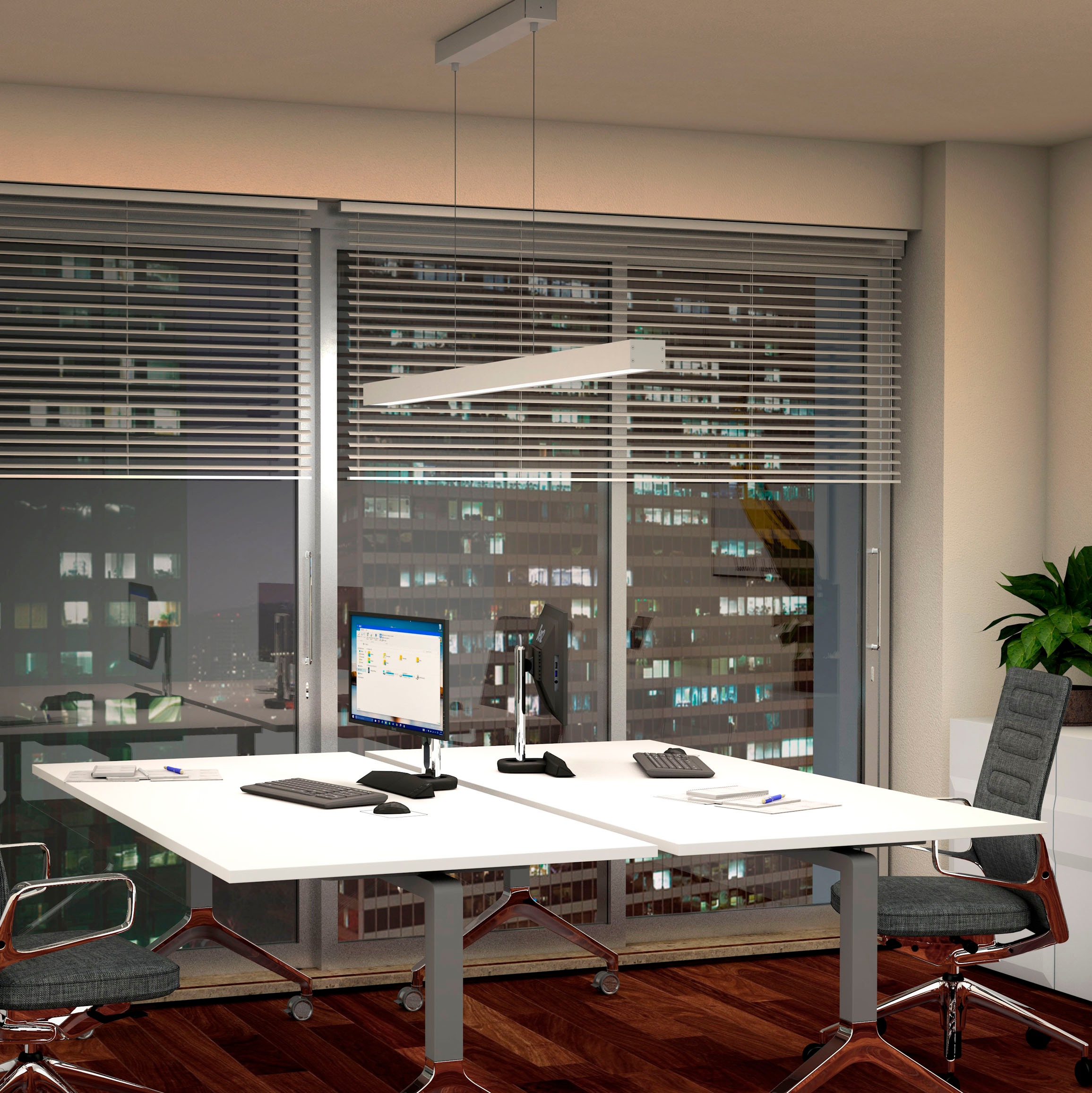 EVOTEC LED Pendelleuchte »OFFICE ONE«, 1 flammig, Leuchtmittel LED-Board günstig online kaufen
