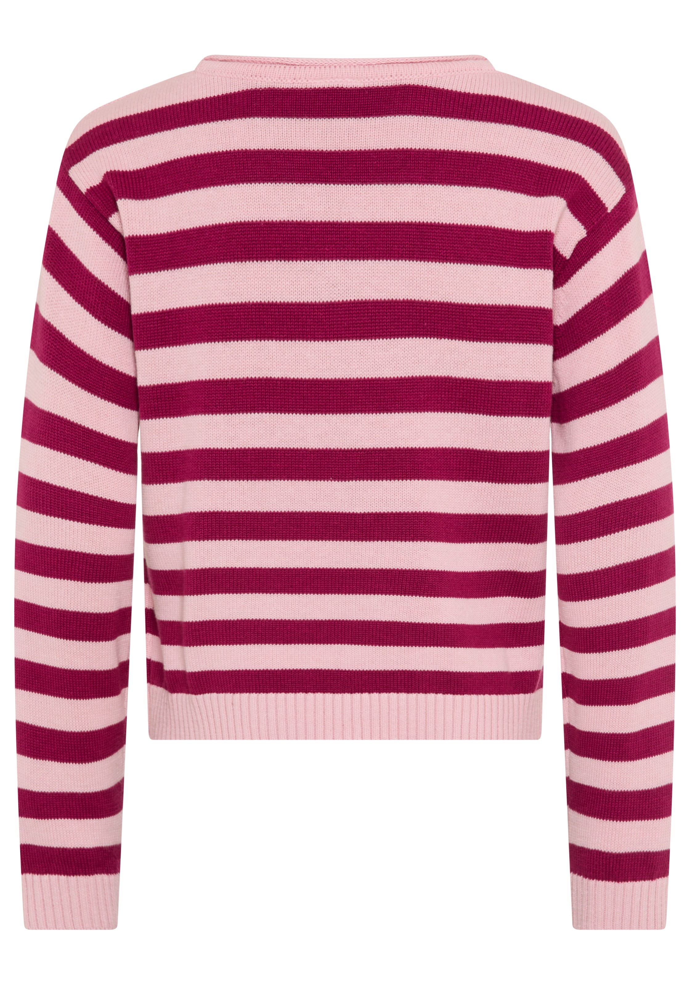 KIDSWORLD Strickpullover »Ringelpullover« Ringelpullover mit Rollsaum