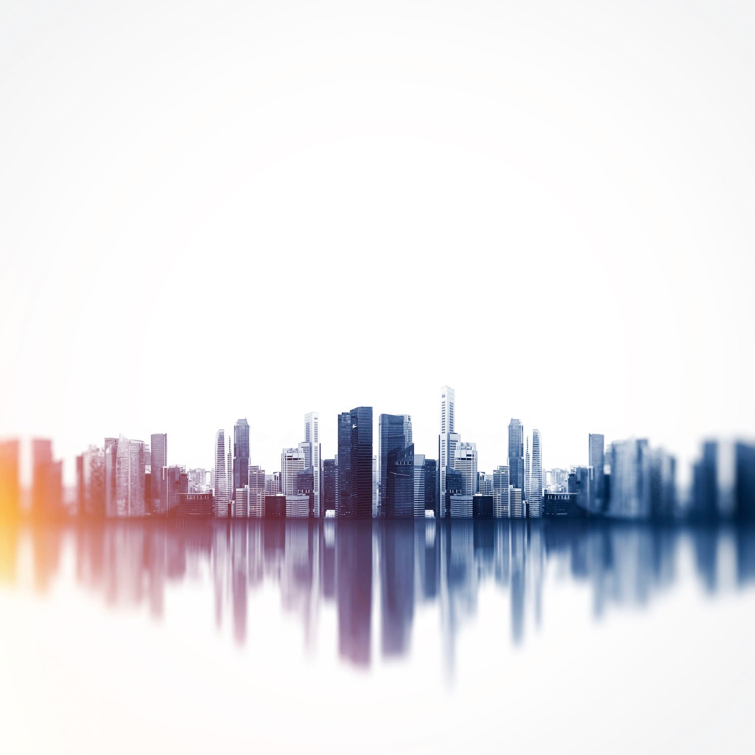 queence Acrylglasbild »Skyline«, Skyline-Gebäude-Städte, Fine Art-Print in günstig online kaufen