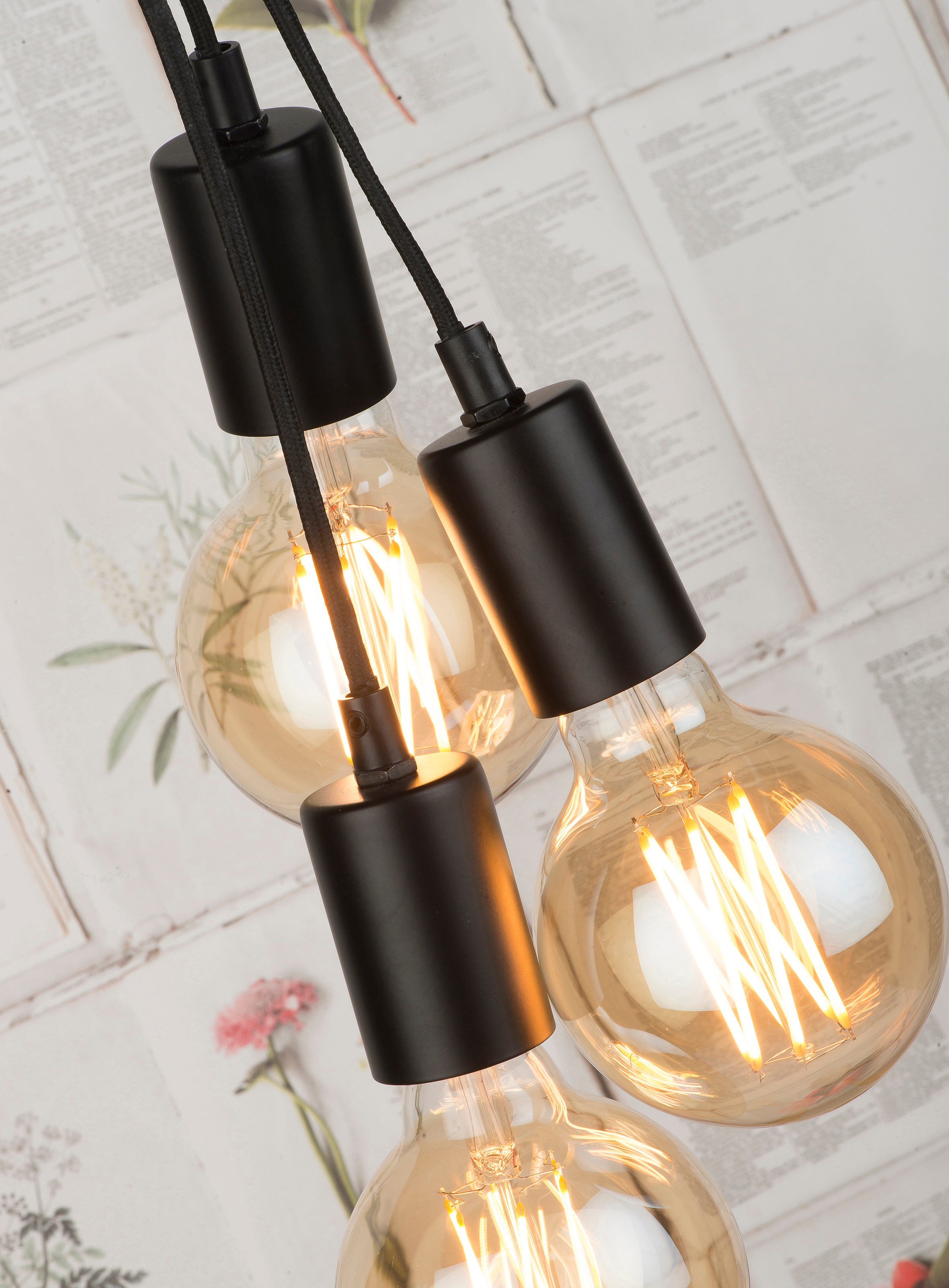 it's About RoMi Stehlampe »Oslo«, 3 flammig, Leuchtmittel E27 | ohne Leuchtmittel