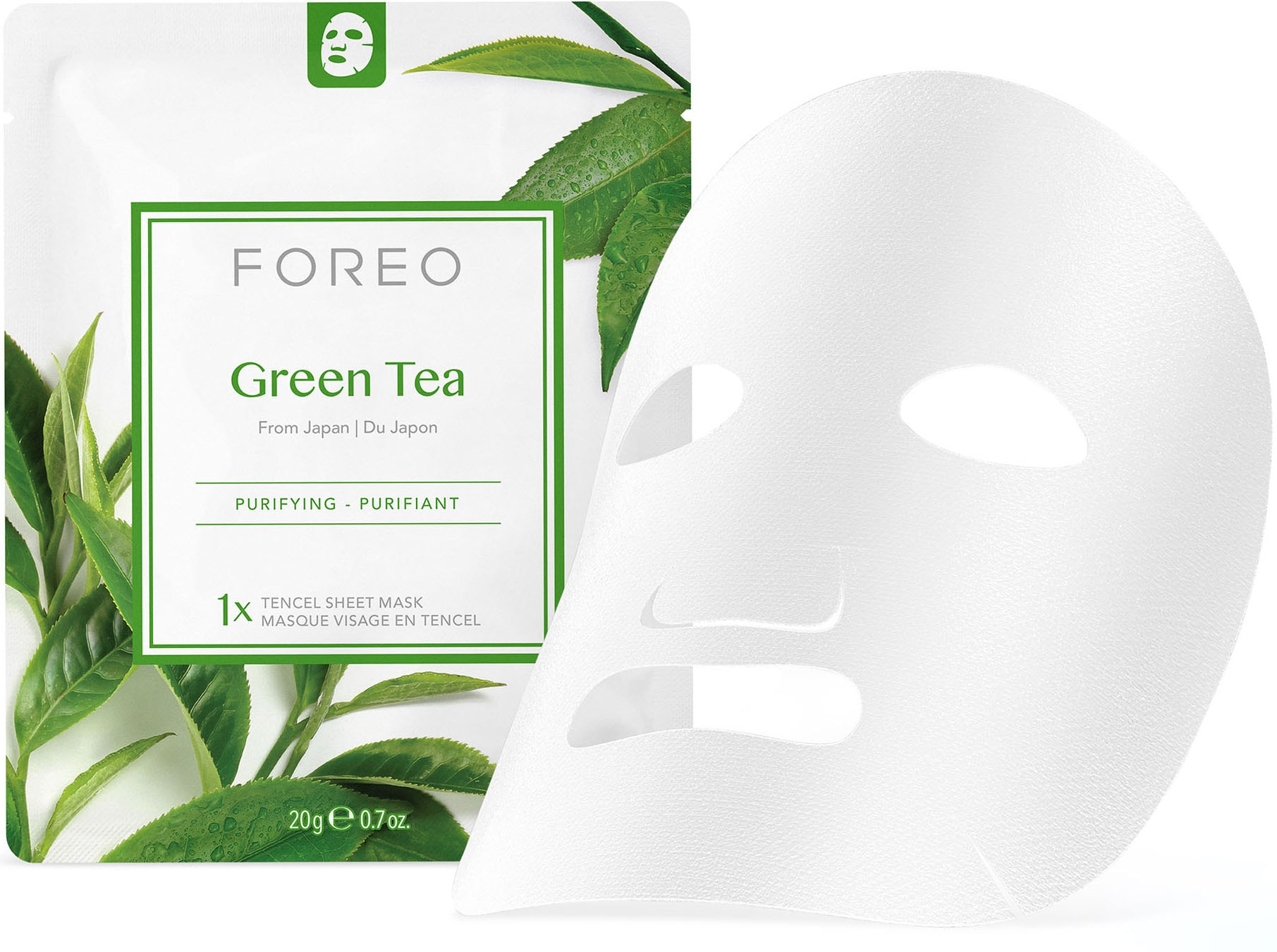 FOREO Gesichtsmaske »Farm To Face Collection Sheet Masks Green Tea«