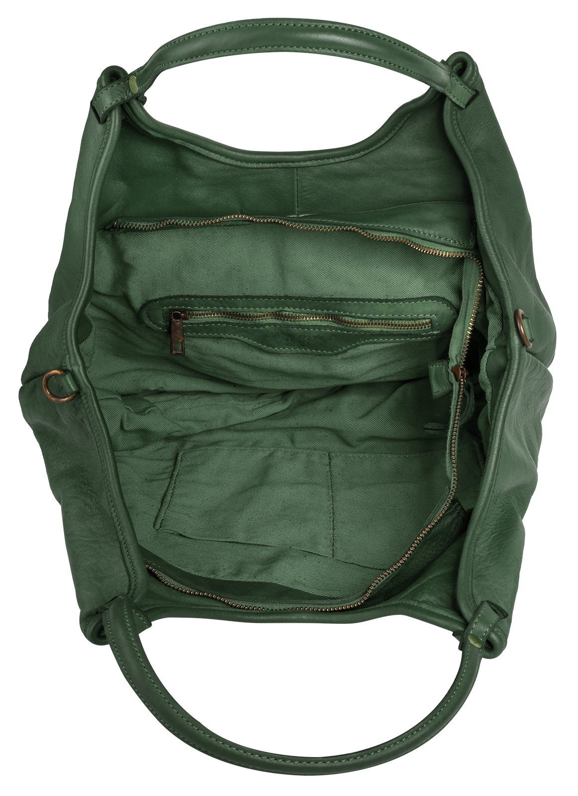 Samantha Look Henkeltasche, echt Leder, Made in Italy
