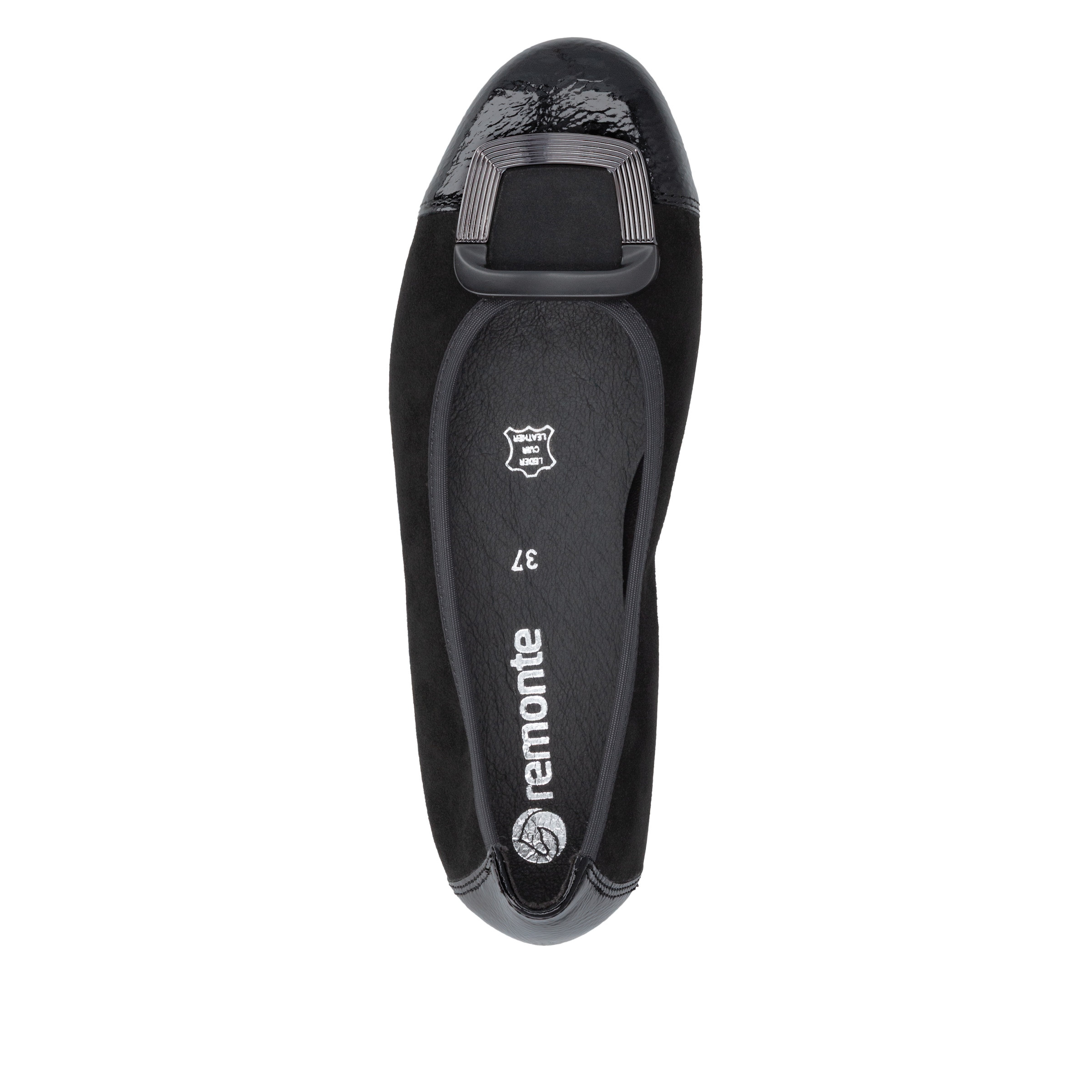 Remonte Ballerina  Ballerina, Businessschuh, Festtagsschuh mit Lackspitze