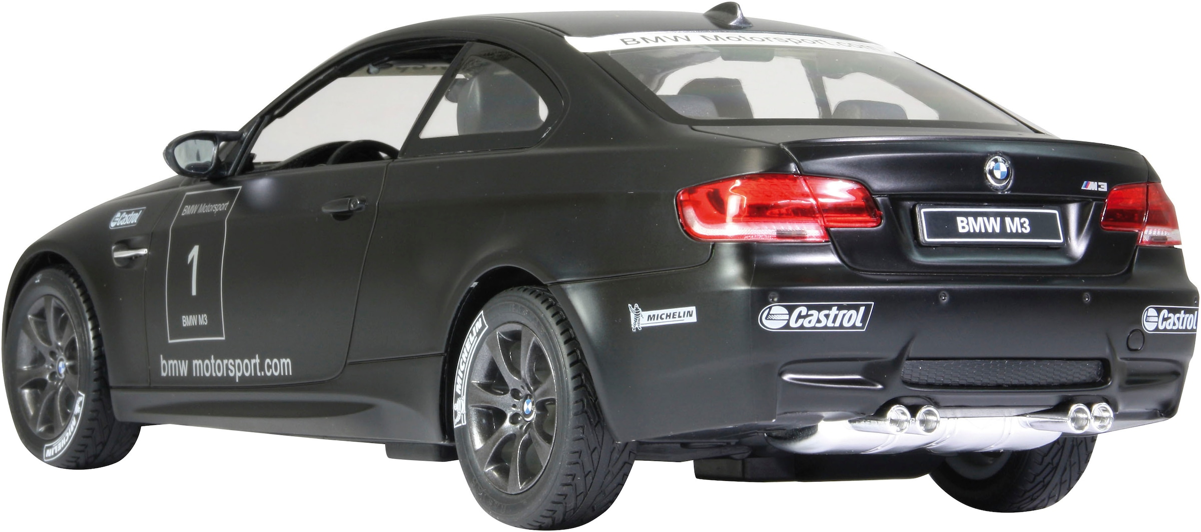 Jamara RC-Auto »Deluxe Cars, BMW M3 Sport, 1:14, schwarz, 2,4GHz«, mit LED-Licht