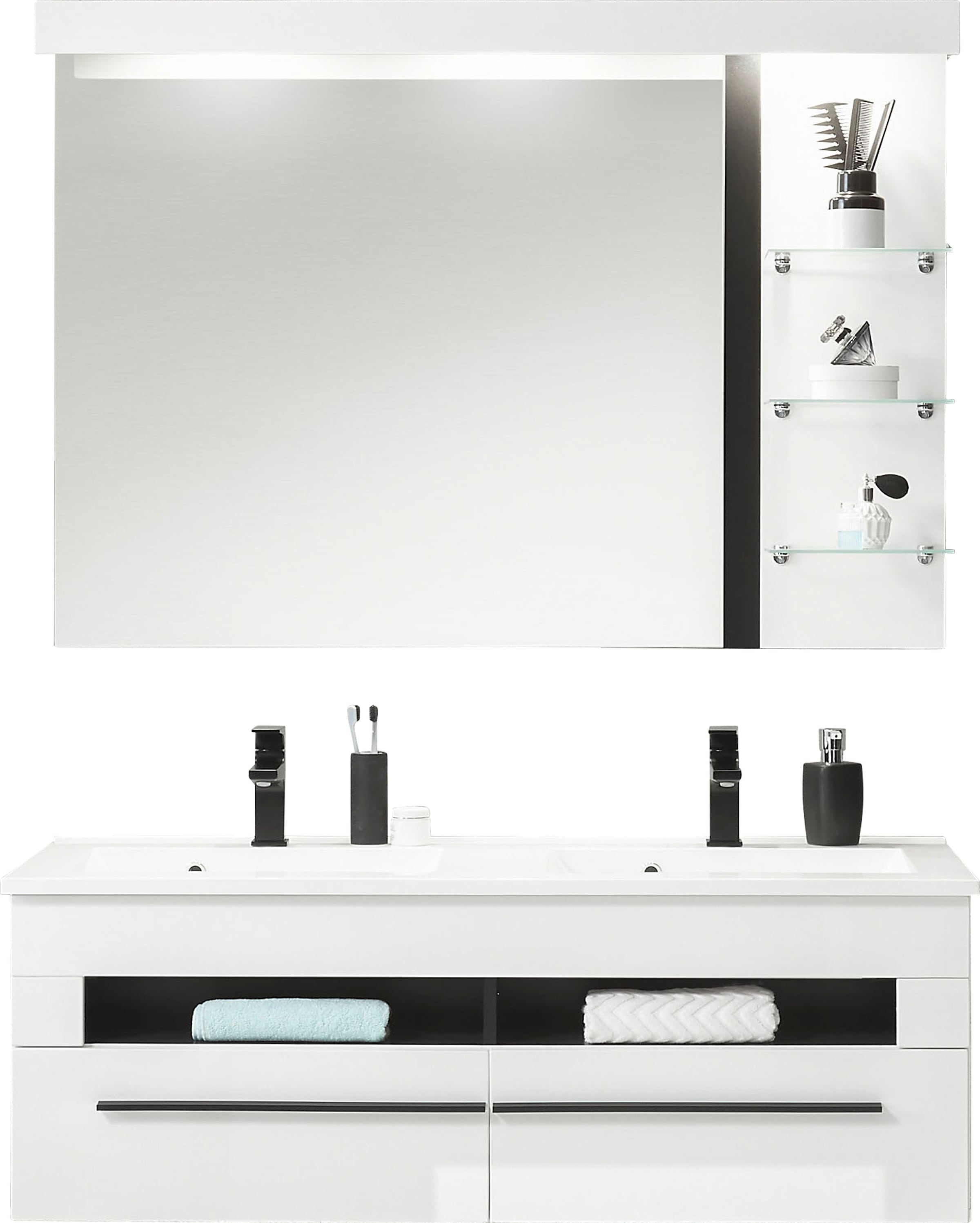 INOSIGN Badmöbel-Set »Cantara, Bad im modernen Design, 2-teiliges Badezimme günstig online kaufen