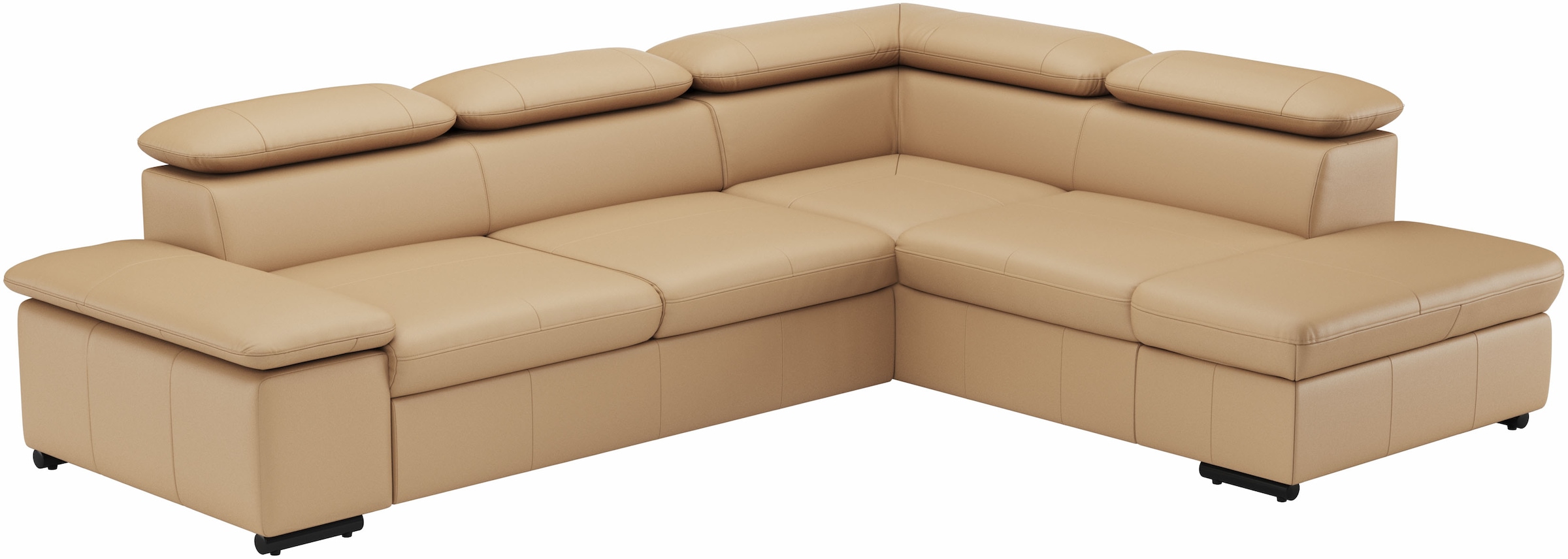 sit&more Ecksofa »Alcudia L-Form«, mit Armteilverstellung, optional Kopfteilverstellung und Bettfunktion