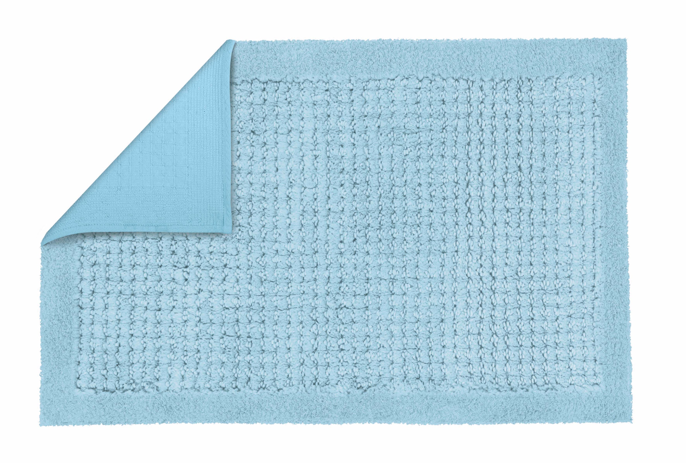 Kleine Wolke Badematte »Net«, rutschhemmend beschichtet, fußbodenheizungsgeeignet, Badteppich, Uni Farben, rutschhhemmend