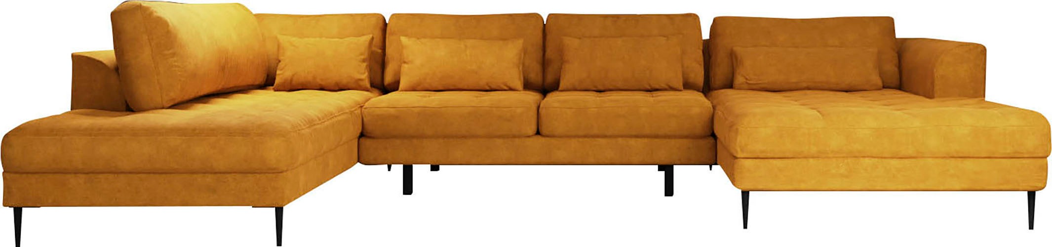 TRENDMANUFAKTUR Wohnlandschaft »Luzi, gemütliches Sofa, extra viel Platz, v günstig online kaufen