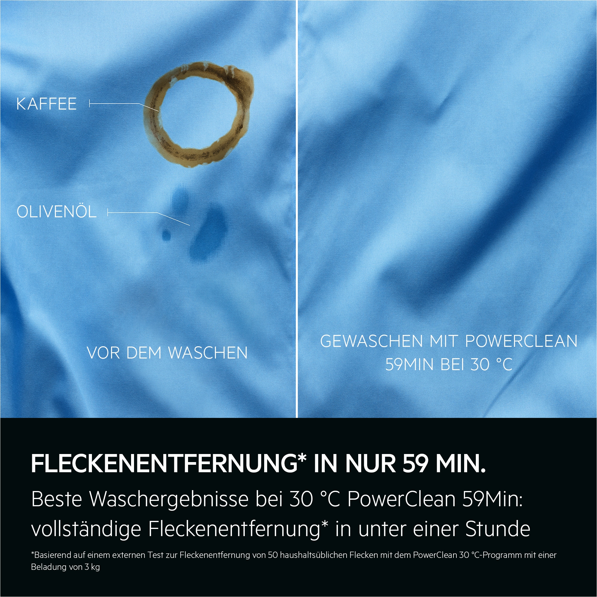 AEG Waschmaschine Toplader »LTR8S80370« 7 kg MattSchwarz‑Toplader mit PowerClean: gründliche Fleckenlösung bei 30°C