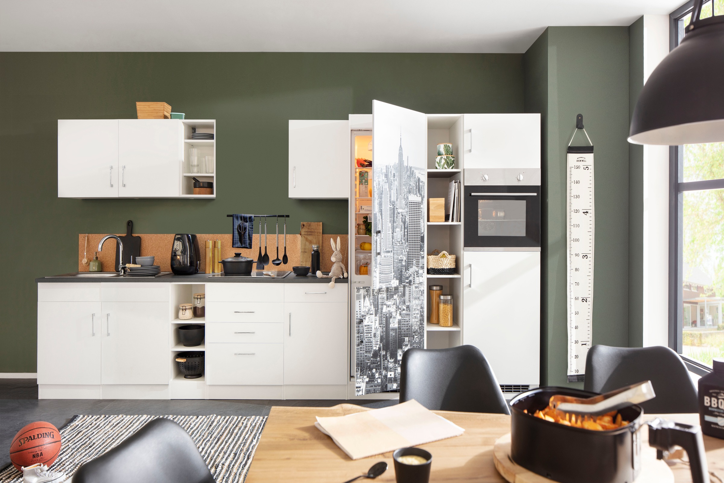 KOCHSTATION Küchenzeile »KS-Paris – Küchen mit einzigartigen Fotomotiven au günstig online kaufen