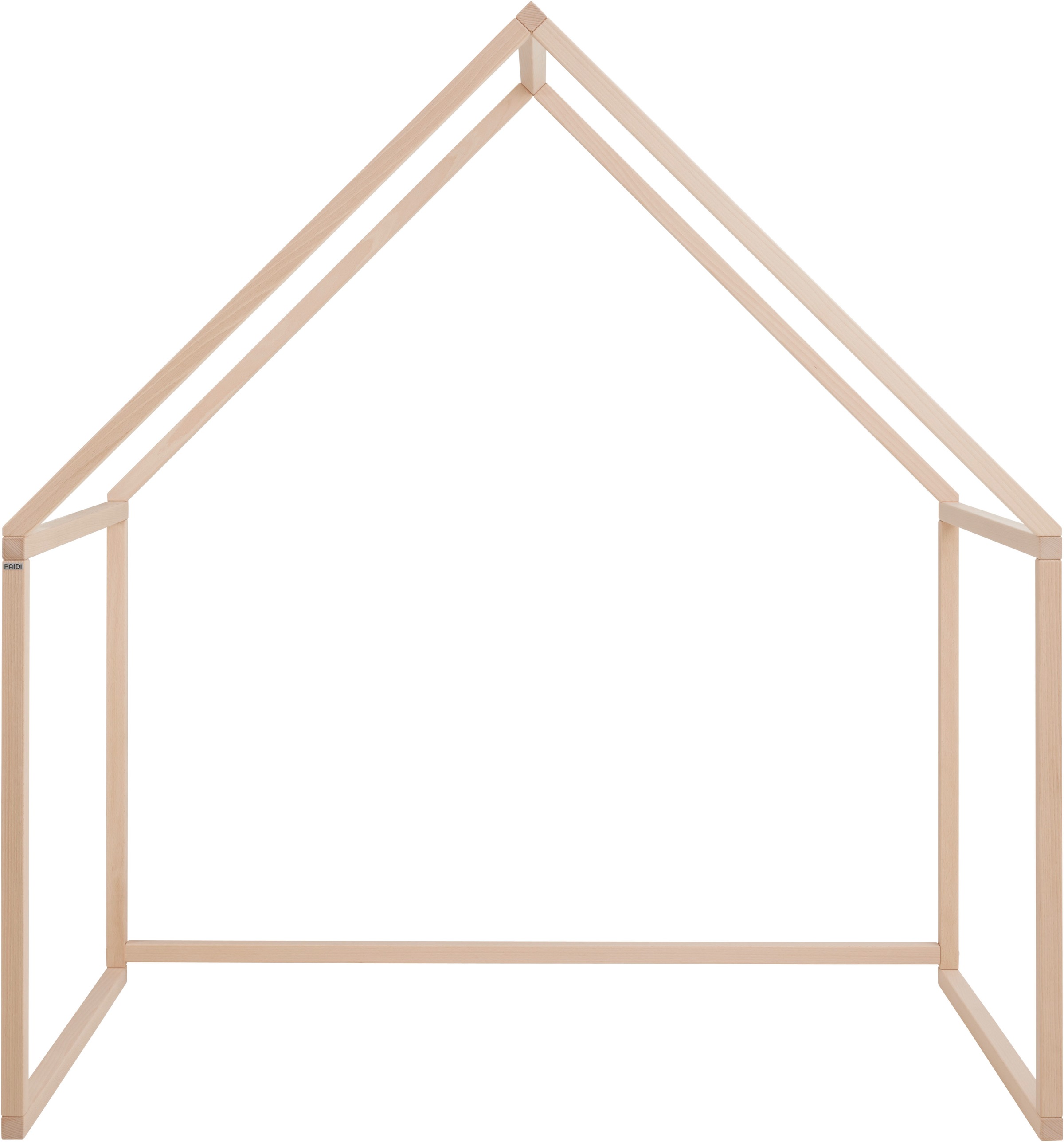 PAIDI Hausbett »Little House aus Buche Massivholz, pflegeleicht, langlebig« B/H/T ca. 158/170/97cm,  Vielseitig nutzbar - Spielhaus, Leseecke, Kaufladen