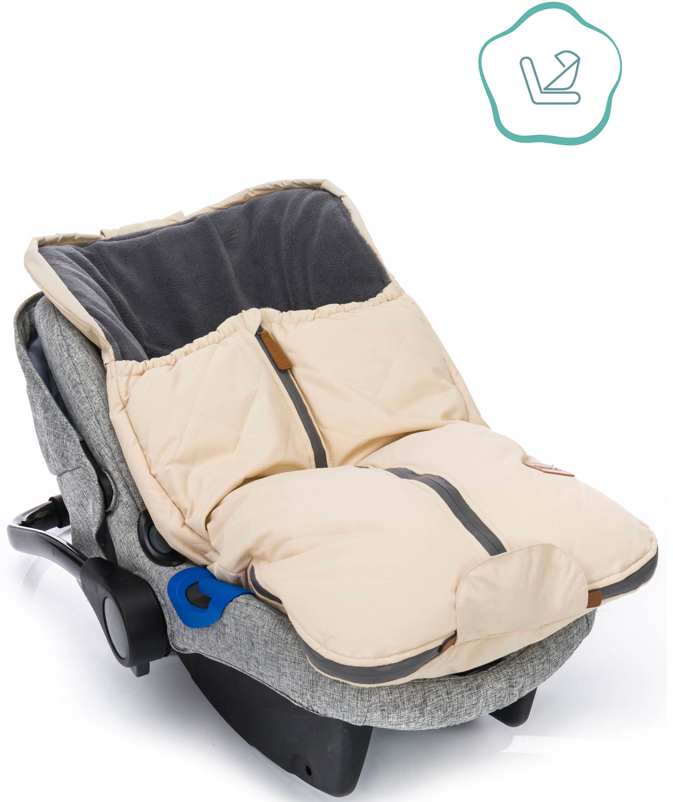 Fillikid Fußsack »Nevado, Winterfußsack, ivory«