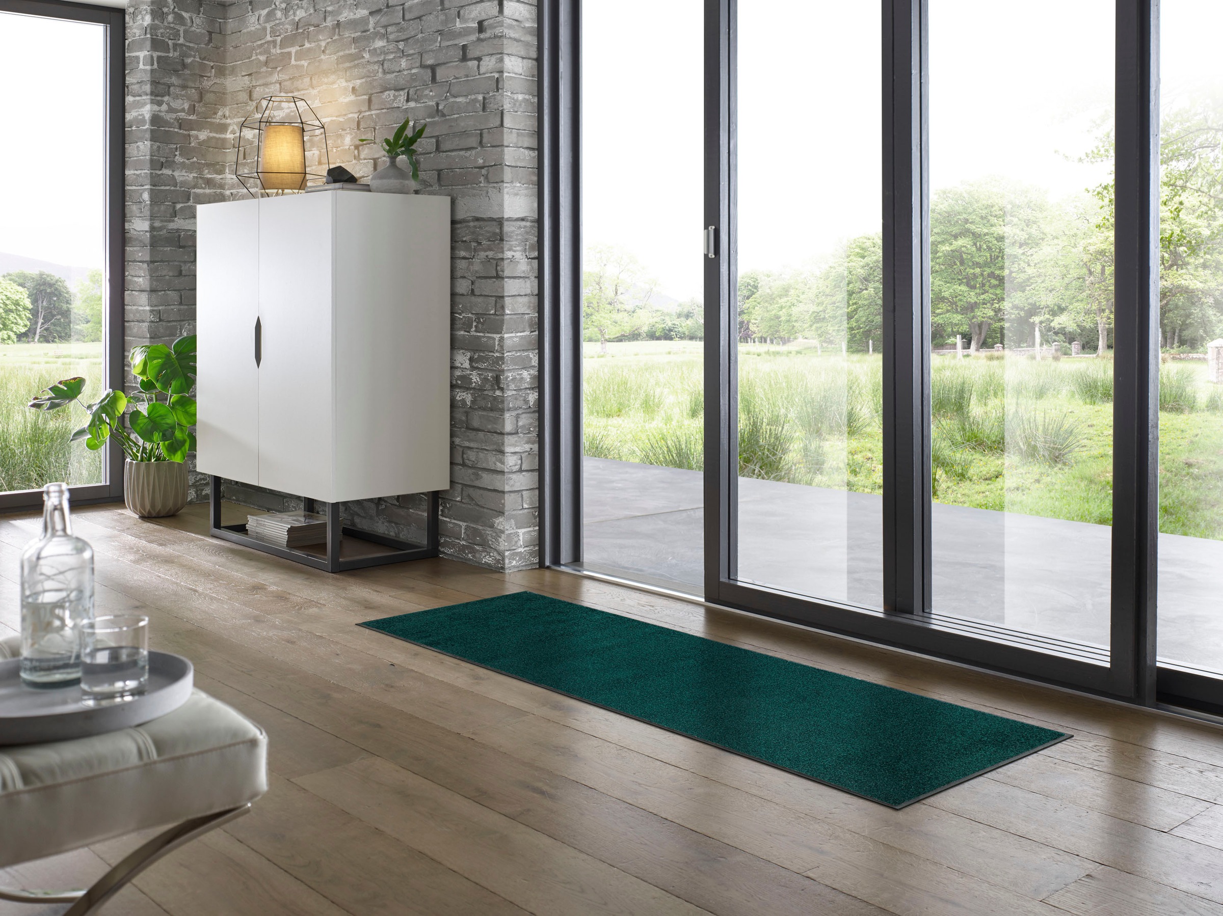 wash+dry by Kleen-Tex Fußmatte »Trend Uni, Schmutzfangmatte, waschbar«, rec günstig online kaufen