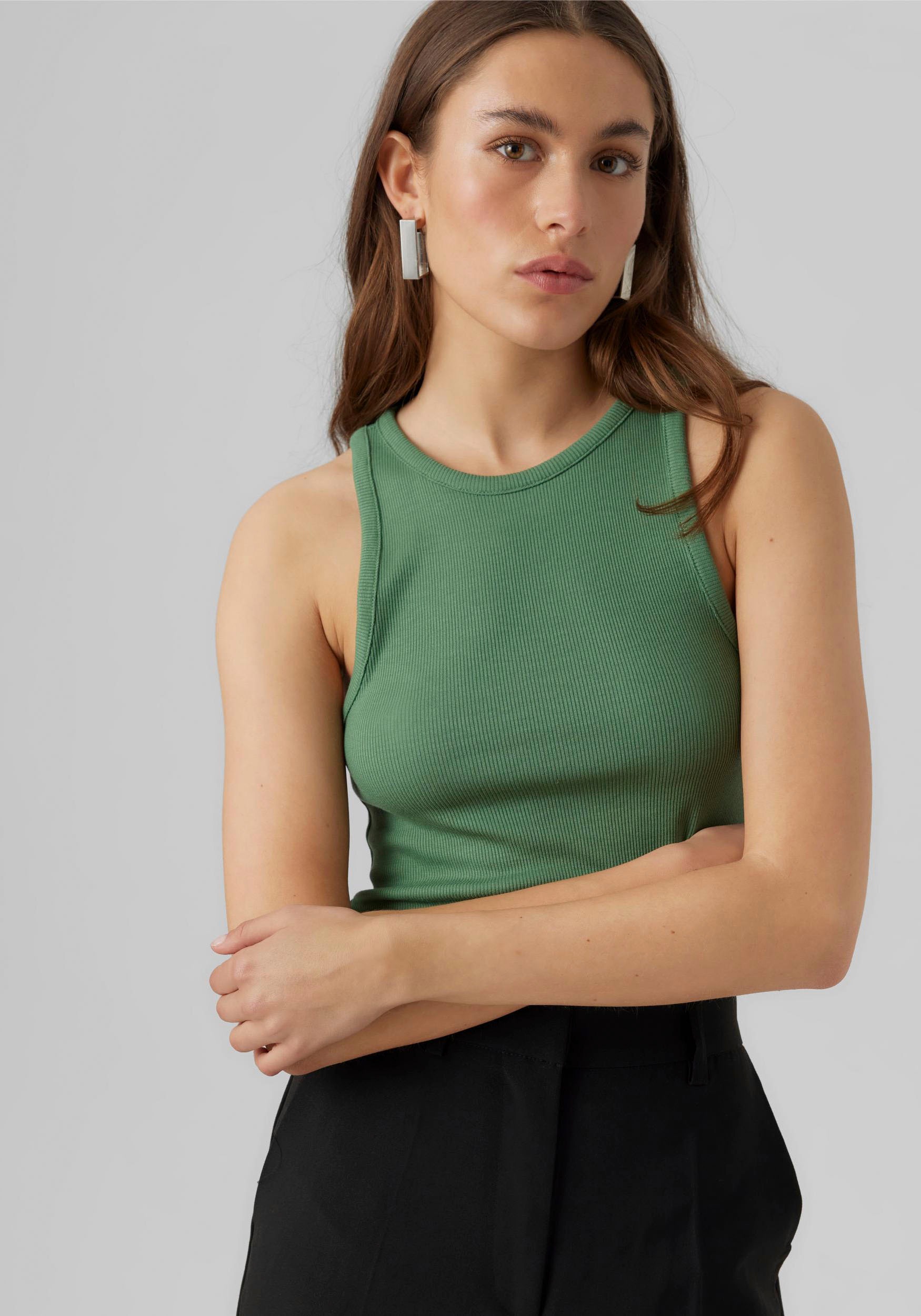 Vero Moda Tanktop »VMROMA S/L RIB TOP JRS NOOS«