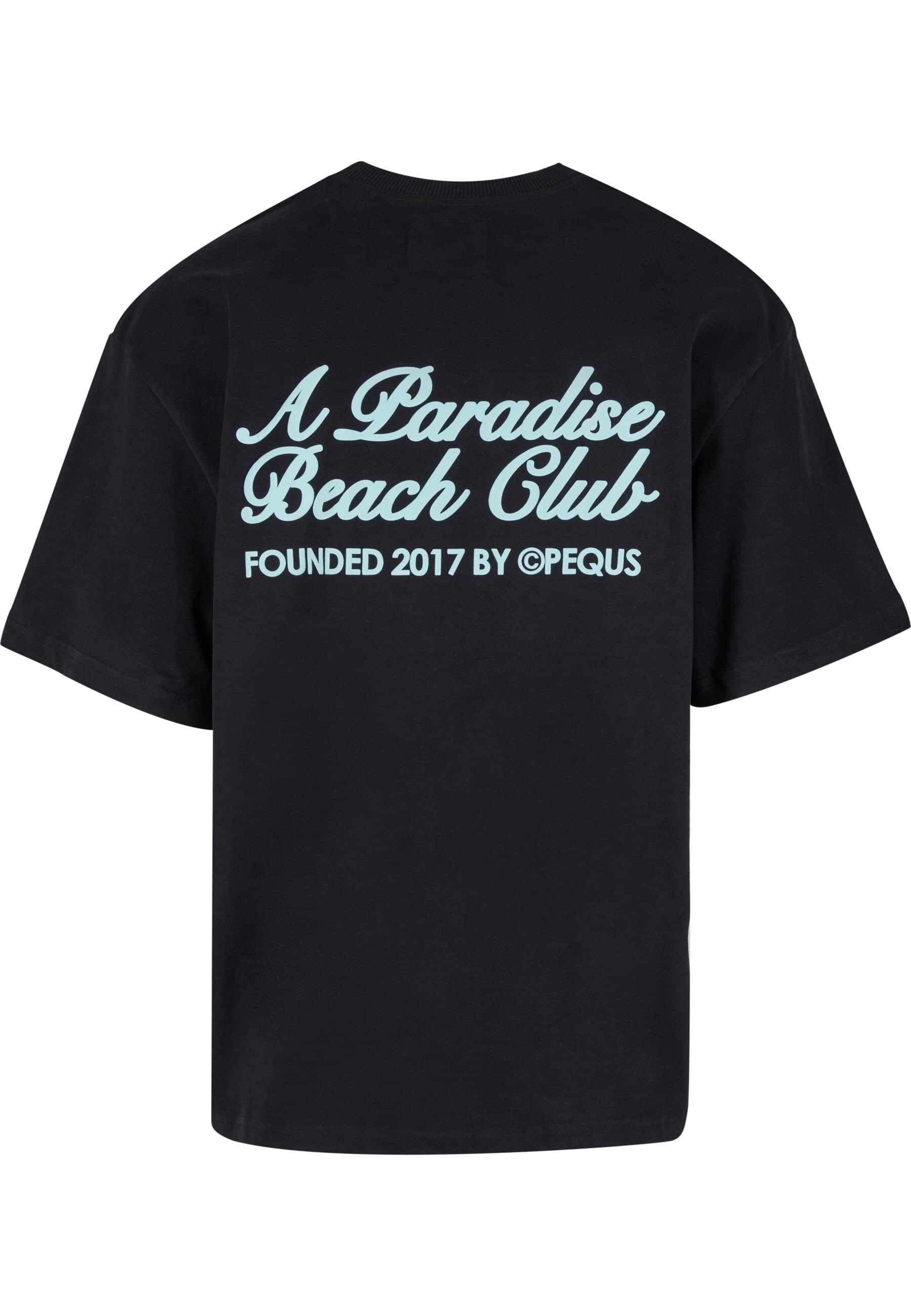 PEQUS Langarmshirt »PEQUS PEQUS A Paradise Beach Club Back Logo T-Shirt« 1 Stk.