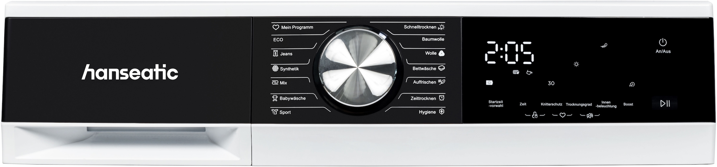 Hanseatic Wärmepumpentrockner »HWT8BGT« UV-Funktion zur Desinfektion