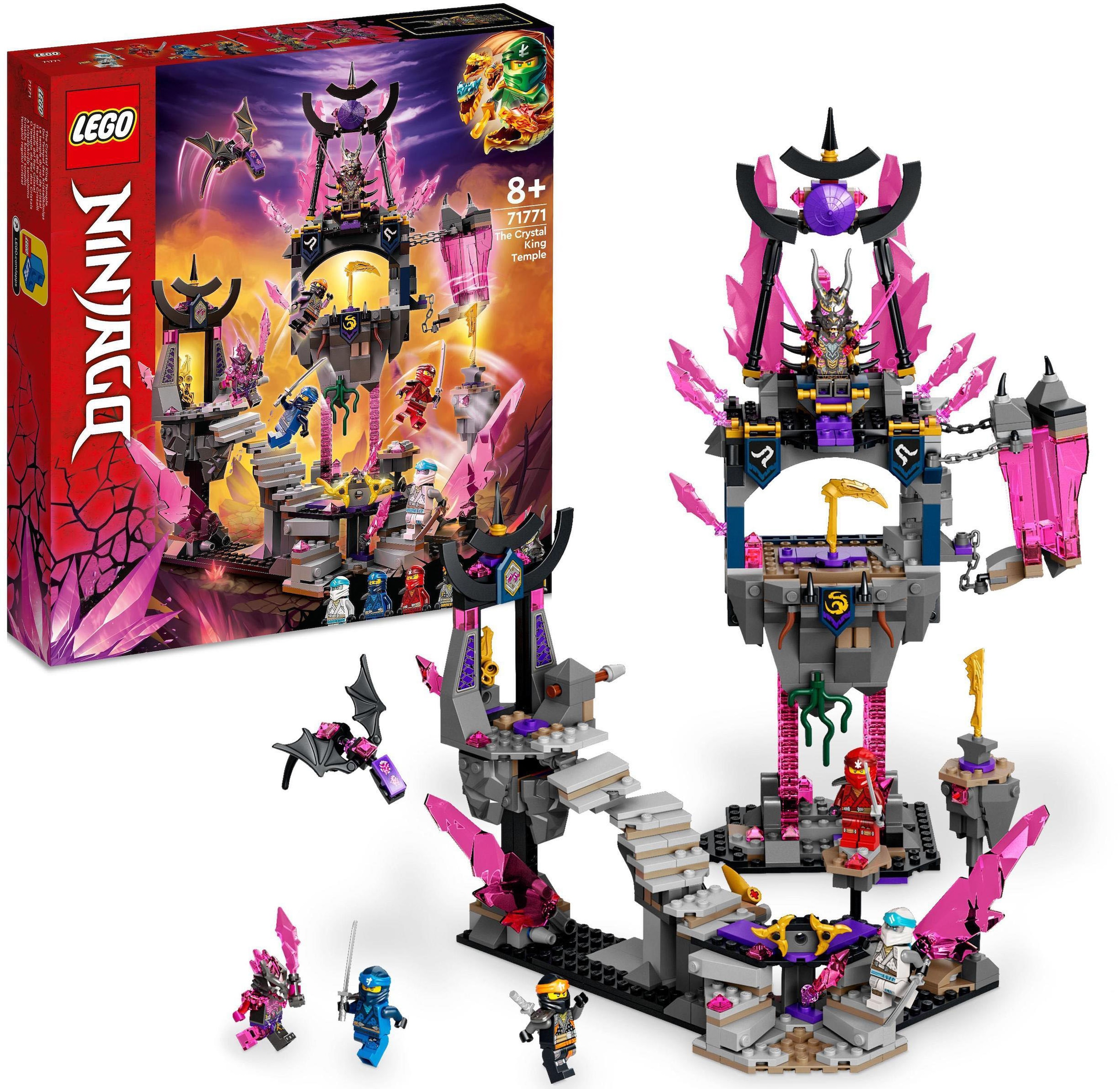 LEGO® Konstruktionsspielsteine »Der Tempel des Kristallkönigs (71771), LEGO® Ninjago«,... kaufen
