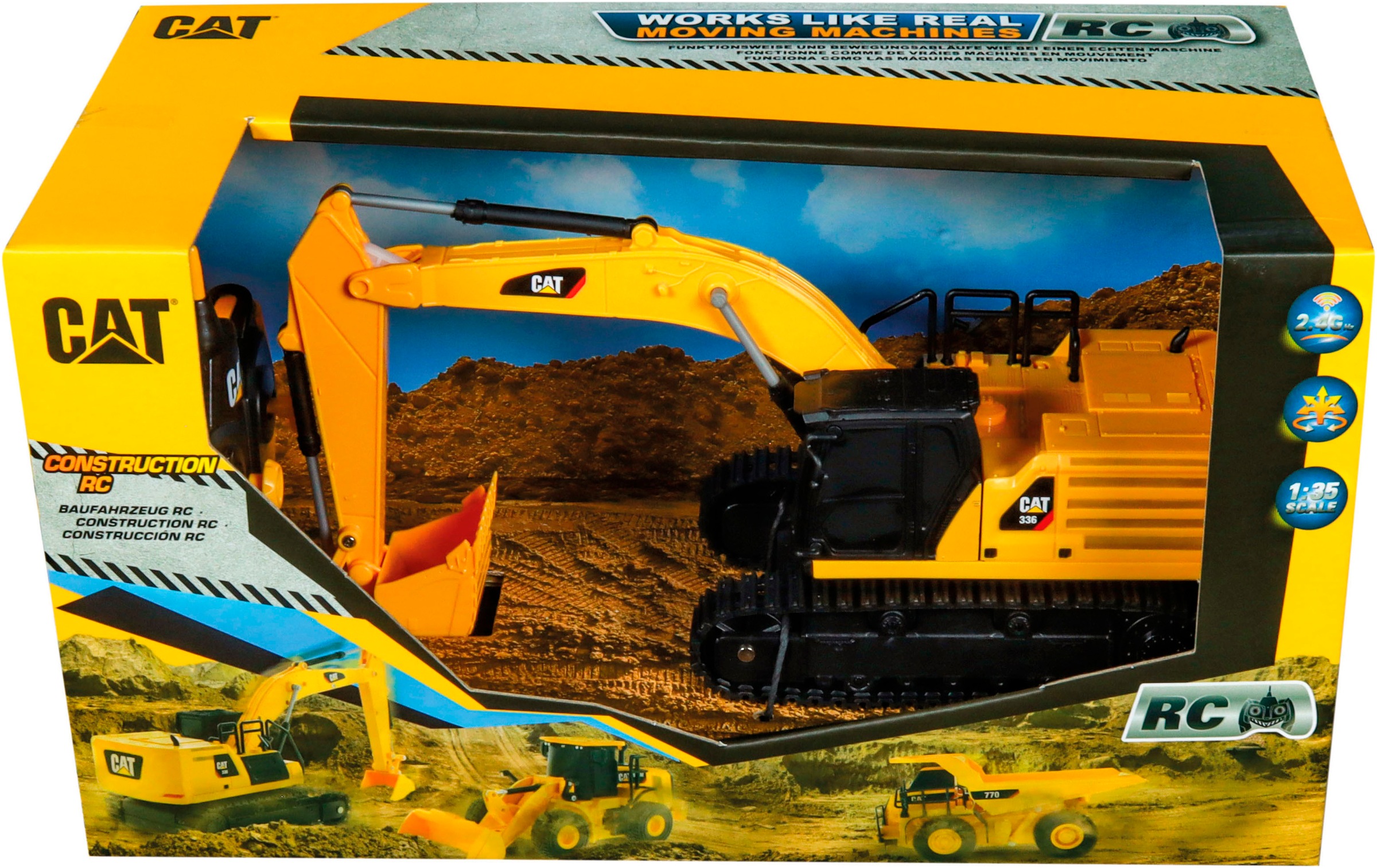Carrera® RC-Bagger »CAT 336 Löffelbagger (B/O)«