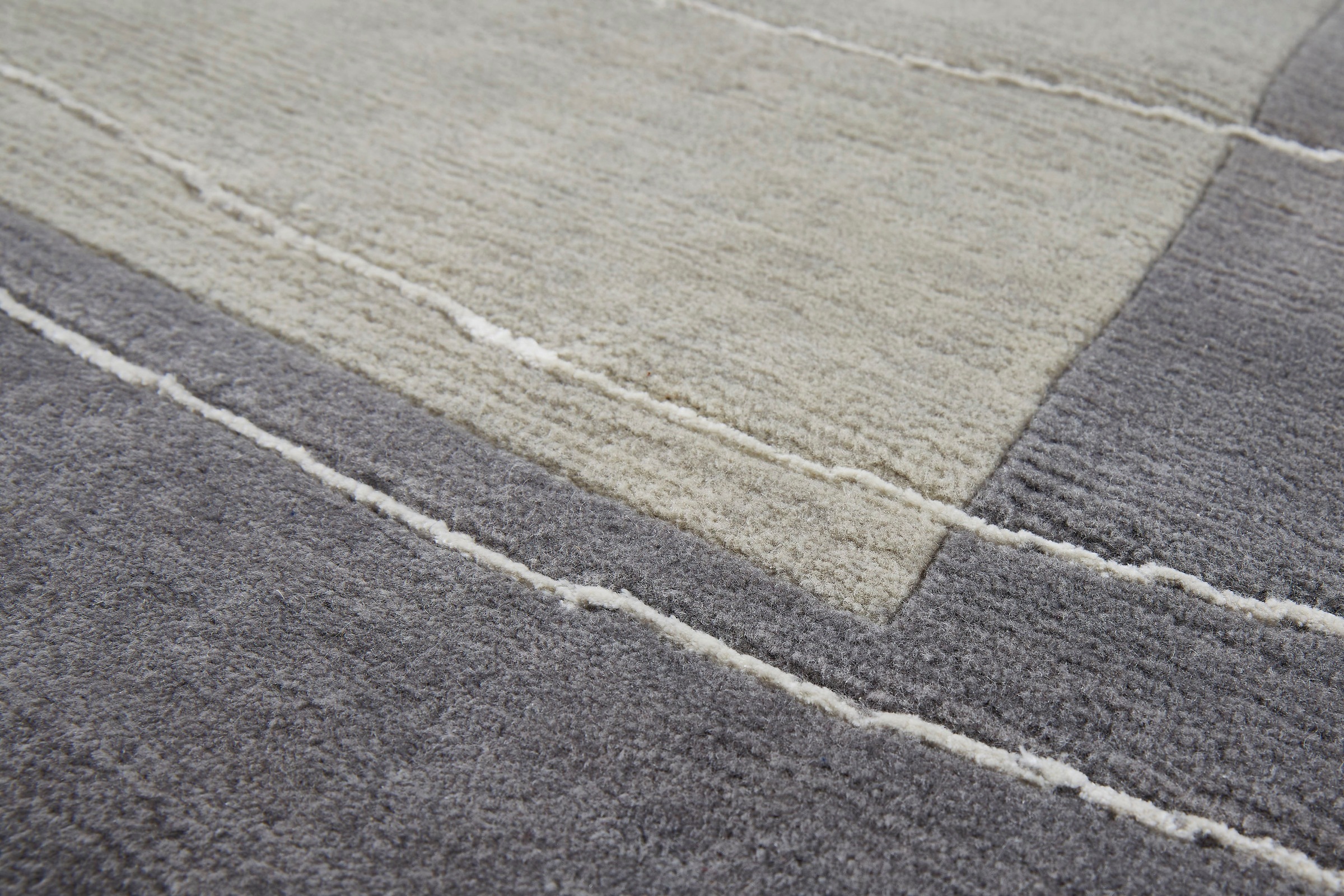 LUXOR living Wollteppich »Lineo«, rechteckig, 14 mm Höhe, Nepalteppich, reine Wolle, handgeknüpft, mit Bordüre