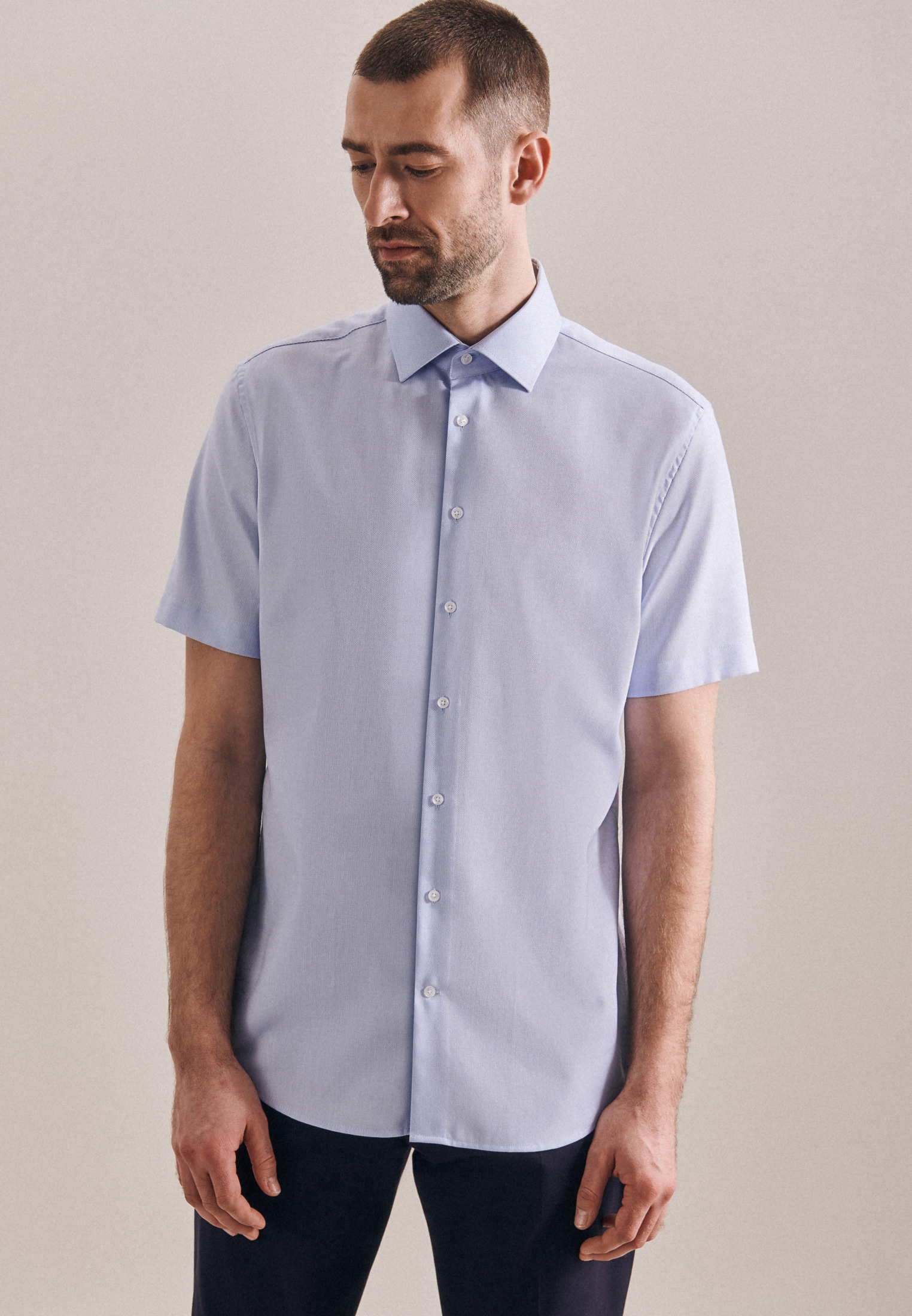 seidensticker Businesshemd »Slim«, Slim Kurzarm Kentkragen Uni online  bestellen | Klassische Hemden