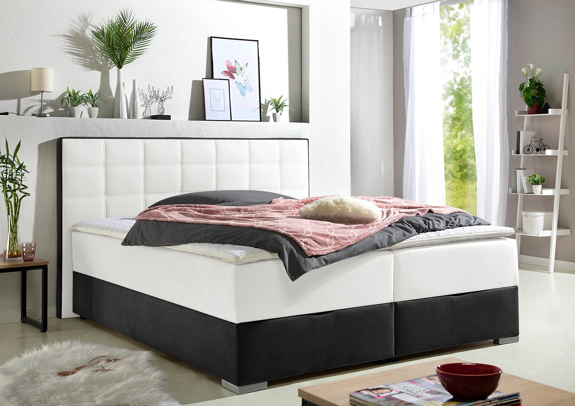 Maintal Boxspringbett, mit Bettkasten und Topper günstig online kaufen