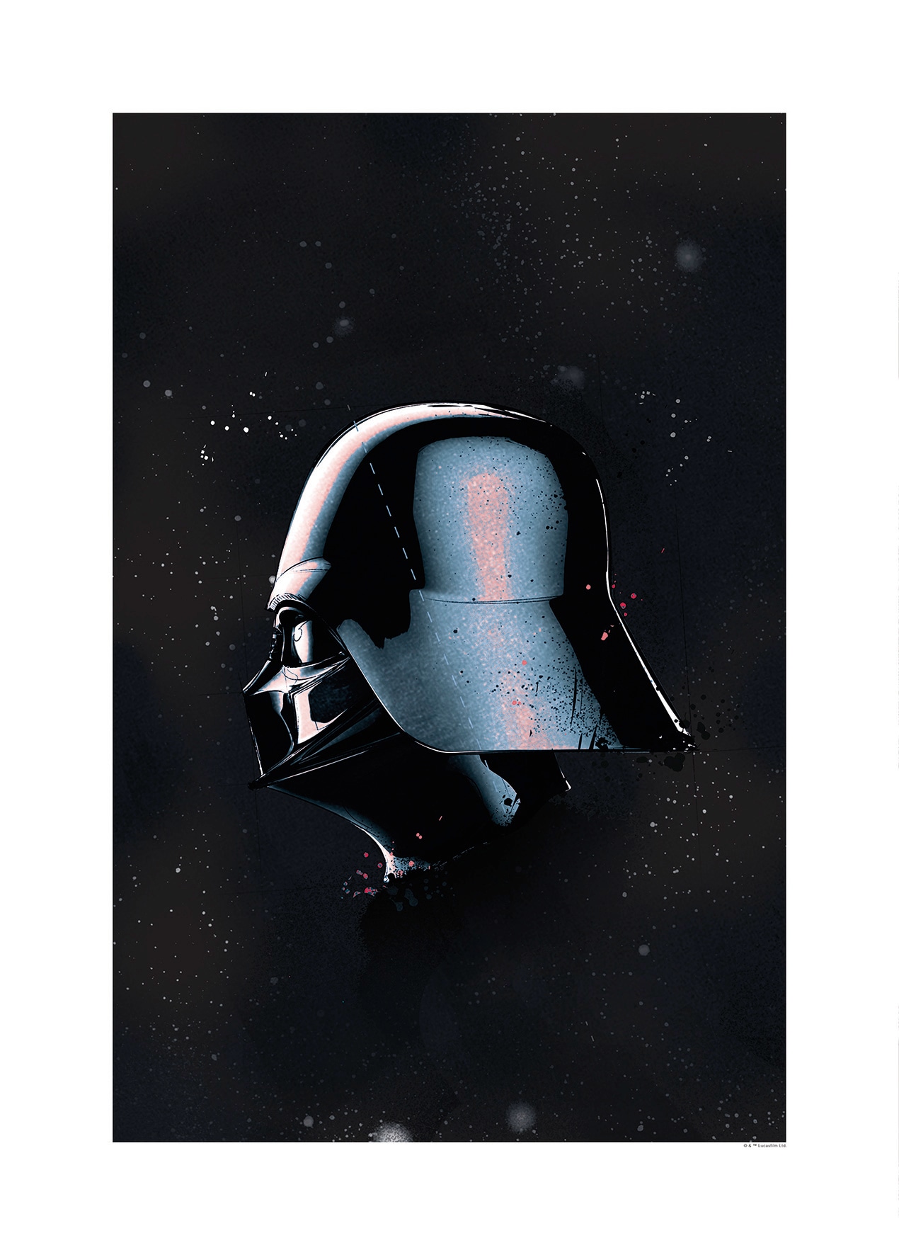Komar Bild »Star Wars Classic Helmets Vader« Star Wars 1 Stk. tlg. Wandbild zur Dekoration im Kinderzimmer - ohne Rahmen