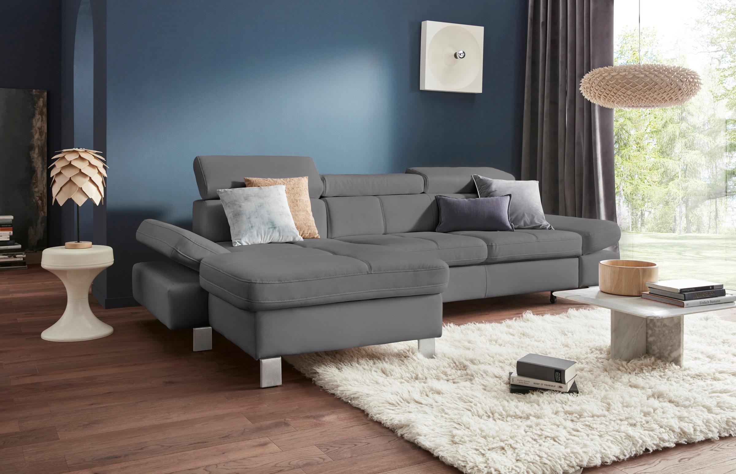exxpo - sofa fashion Ecksofa »Fiji, hochwertige Detailverarbeitung im Sitz günstig online kaufen