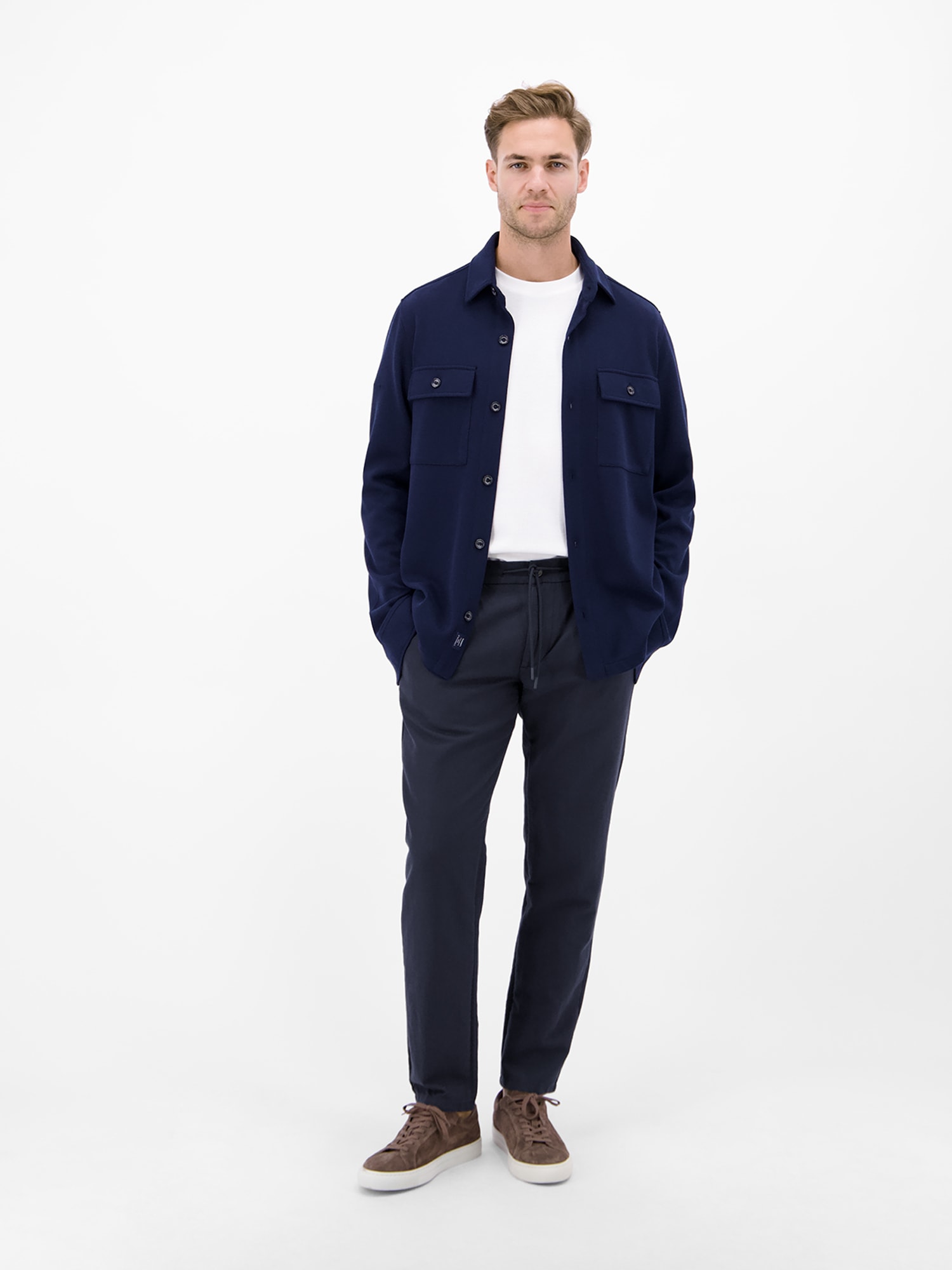 LERROS Chinohose »Leichte Chino mit Gürtelschlaufen, Baumwollmix«