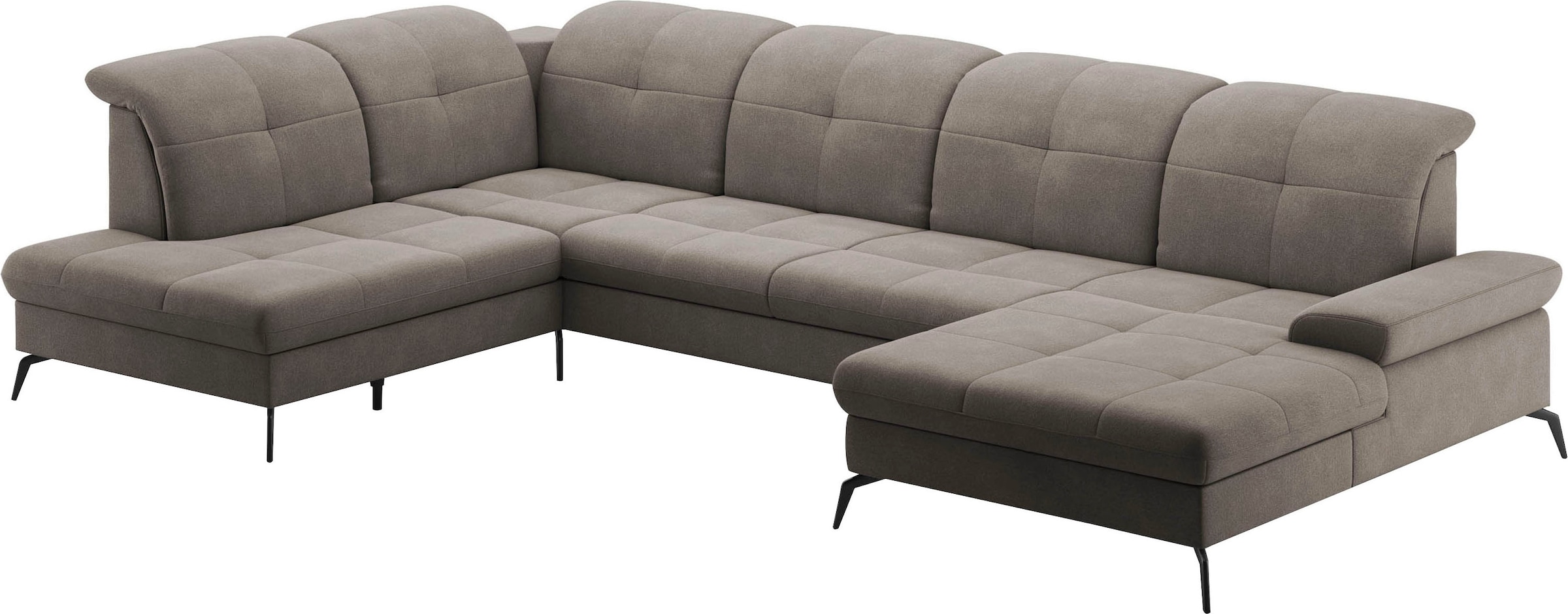 sit&more Wohnlandschaft »Amica«, wahlweise mit Kopfteilverstellung, Bettfunktion und Bettkasten