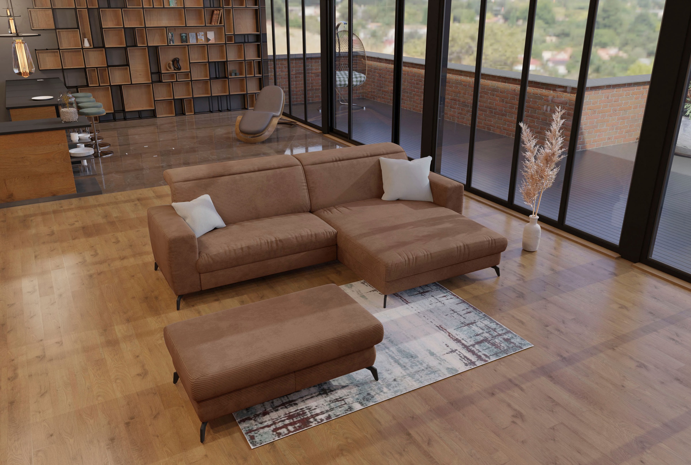 sit&more Ecksofa »Bolero L-Form«