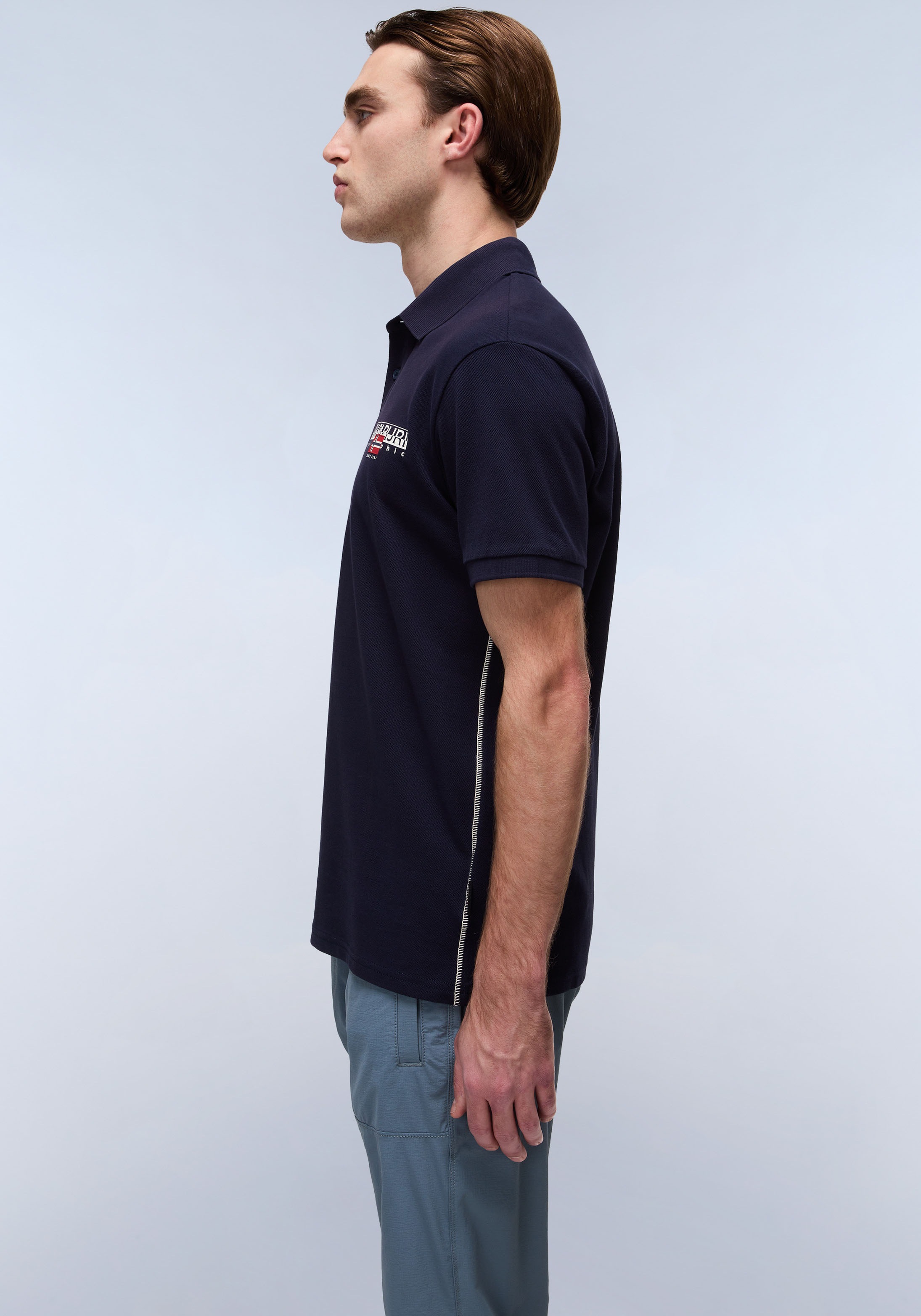 Napapijri Poloshirt »E-AYLMER«, Mit Rundhalsausschnitt