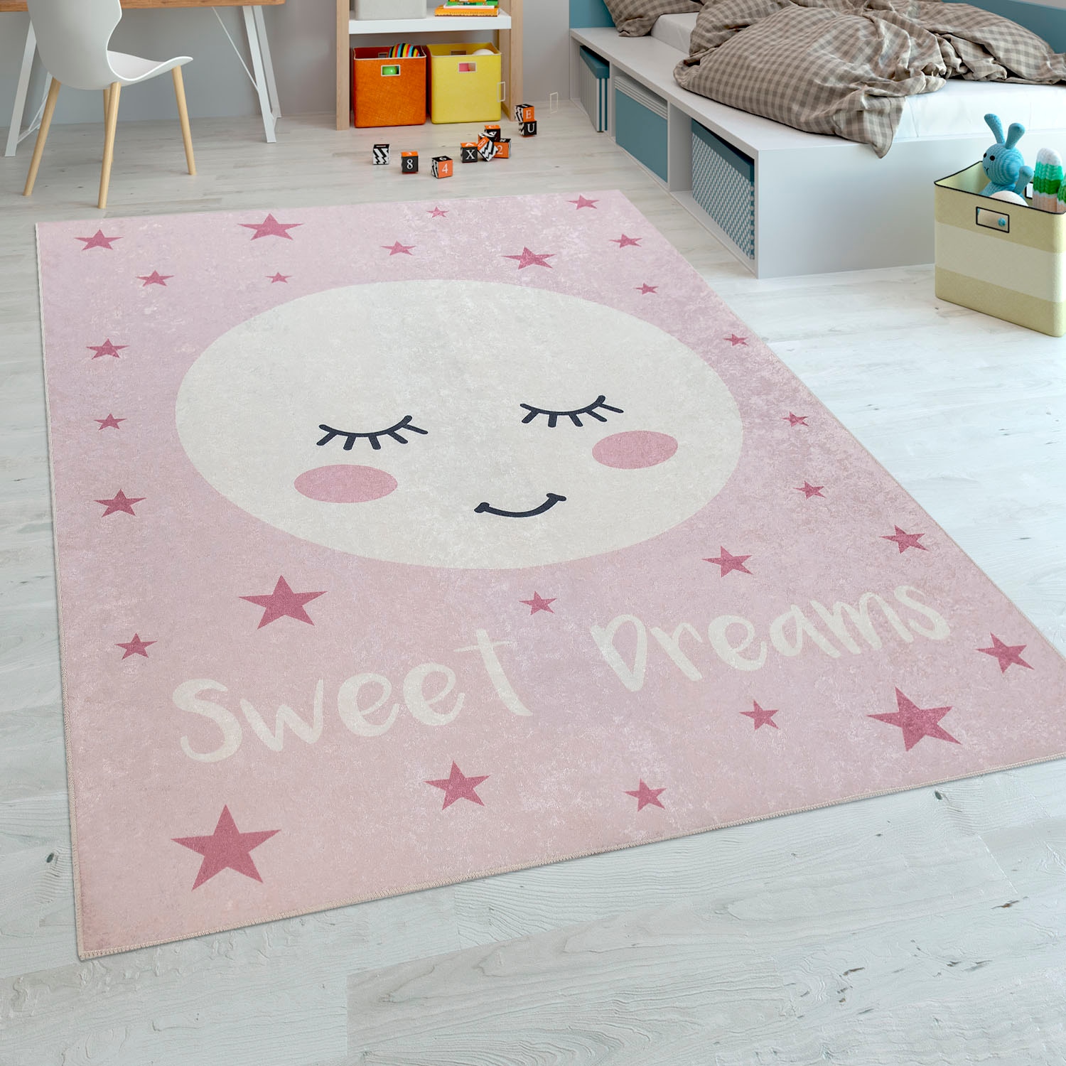 Paco Home Kinderteppich »Aleyna 103«, rechteckig, 6 mm Höhe, Kinder Design, günstig online kaufen