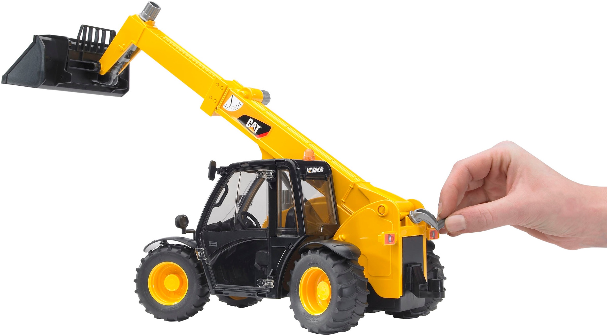 Bruder® Spielzeug-Baumaschine »Cat Teleskoplader 33 cm (02141)« Made in Europe