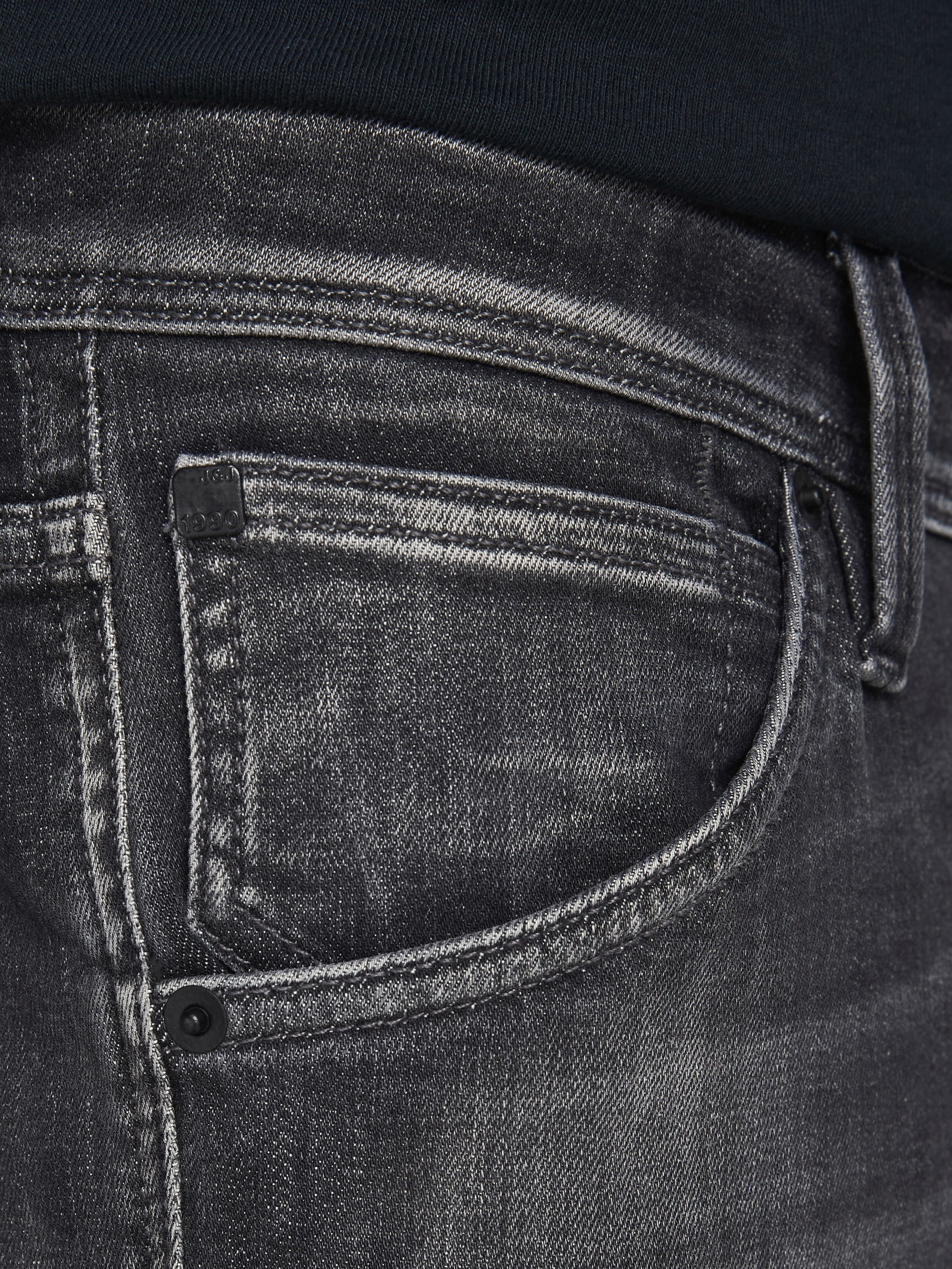 Jack & Jones Slim-fit-Jeans »JJIGLENN – Slim-Fit-Jeans mit niedriger Leibhöhe« Used, modisch, slim fit, Denim/Jeans