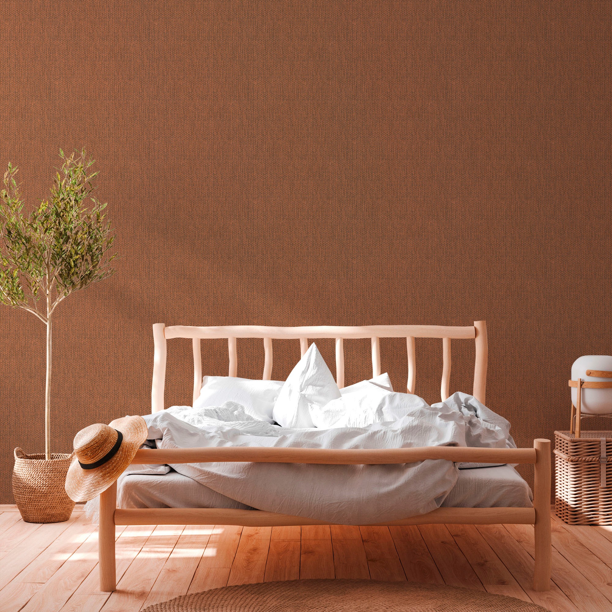 A.S. Création Vliestapete »Hygge«, Flechtoptik-Leinenoptik-Strukturmuster, Strukturtapete Tapete Gewebe Tapeten Wohnzimmer Schlafzimmer Küche