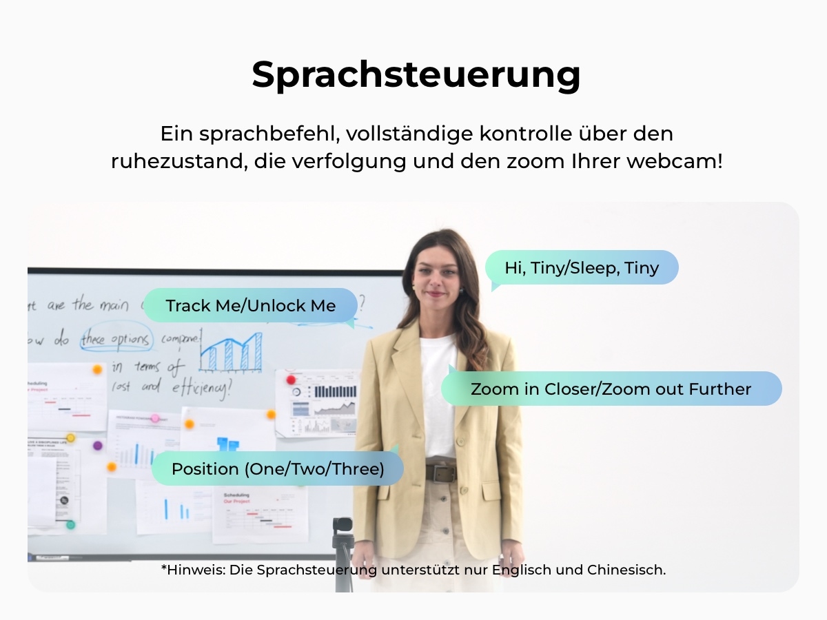 OBSBOT Webcam »TINY 3 Lite« 4K Ultra HD